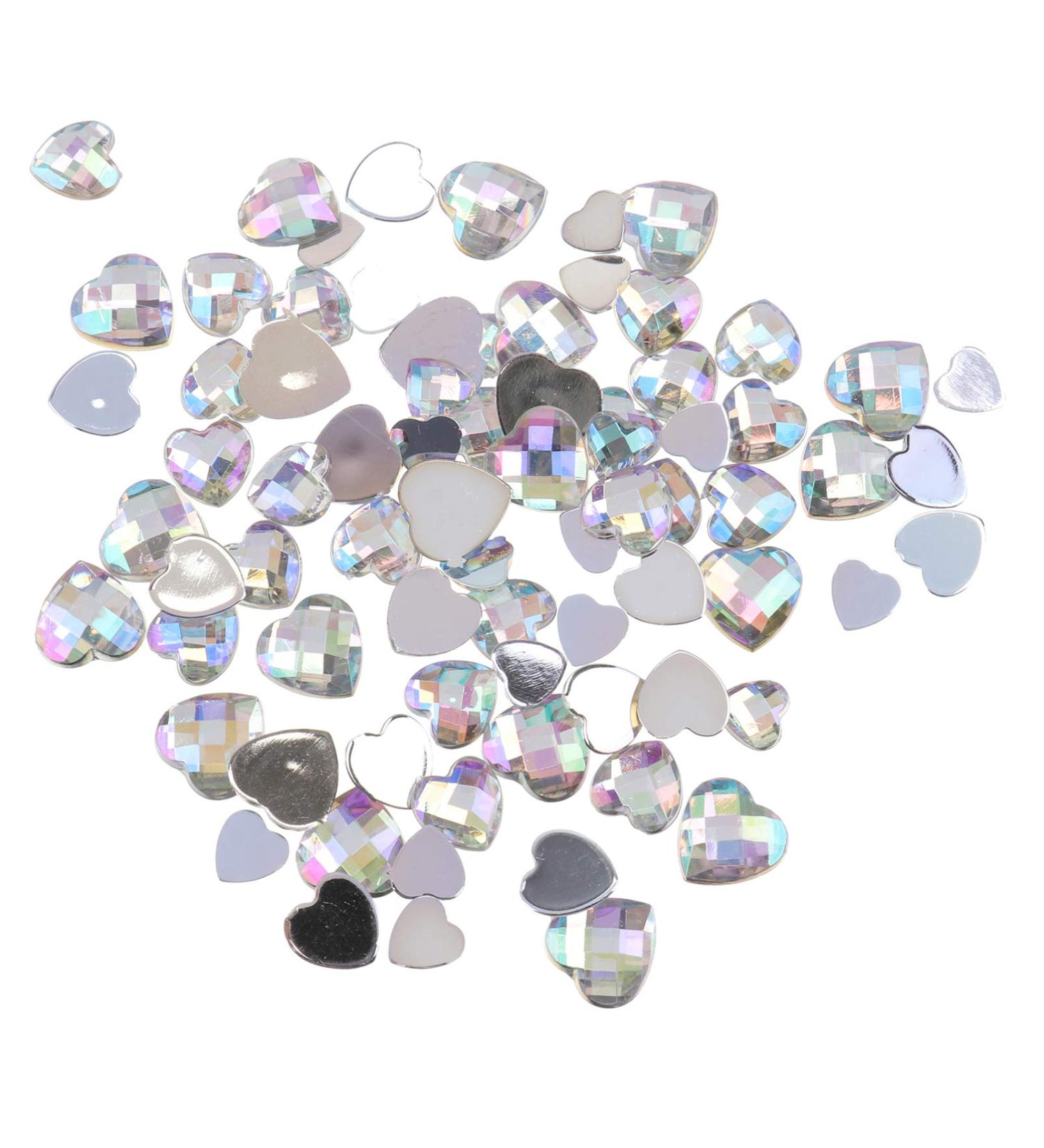 Minkissy 1 Set Nail Drill Nail Gems Stones Gems for Nails Pink Nails with Rhinestones 3d Nail Art Diamond Heart Stones and Crystals Nail Charms Nail Jewels Decor Manicure Acrylic Colorful - Buy Online on GoSupps.com