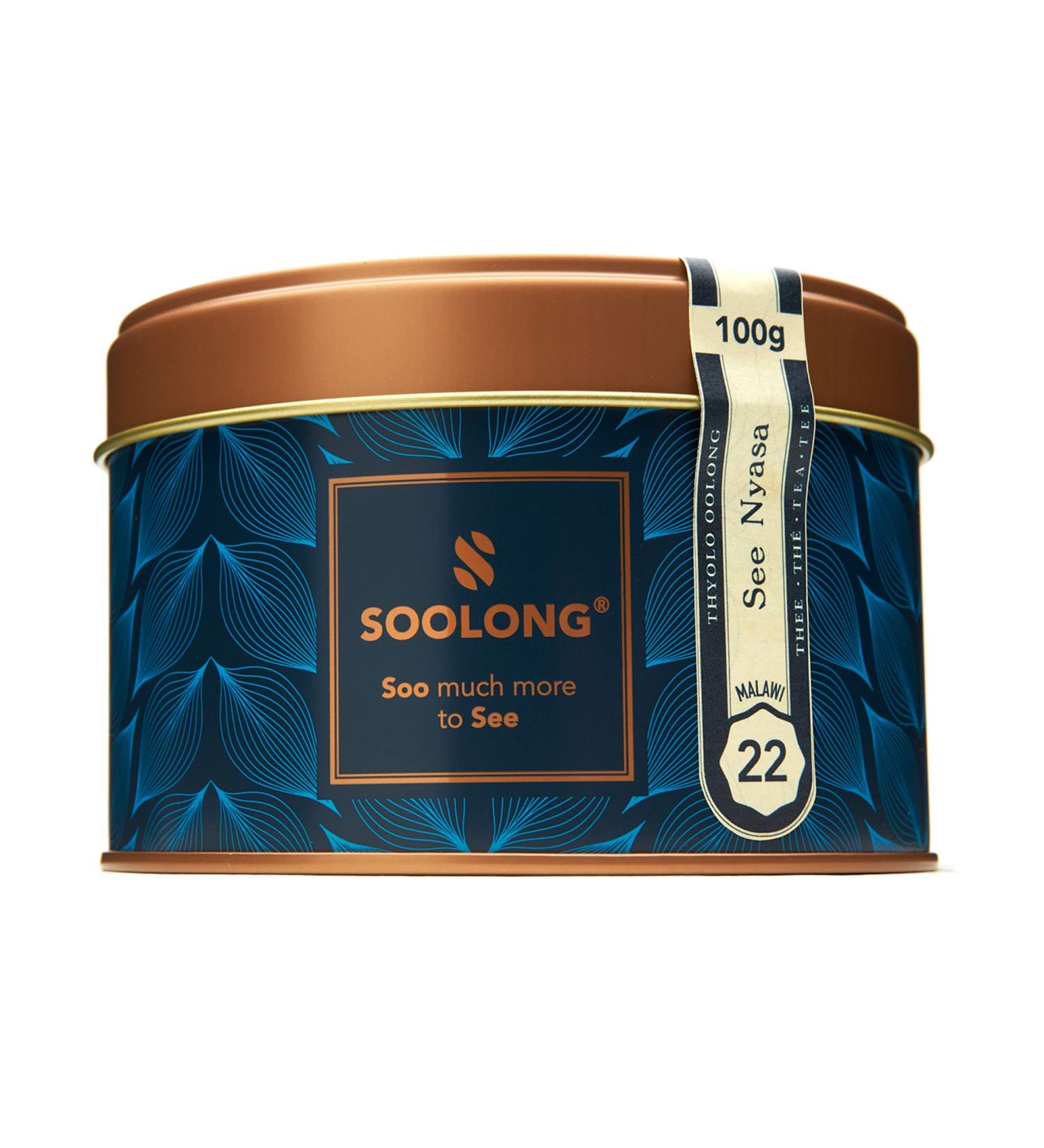 Buy Soolong No. 22 Premium Oolong Tea from Malawi - Sustainable Loose Leaf - Delicate & Flowery - 100g Can - Buy Online on GoSupps.com