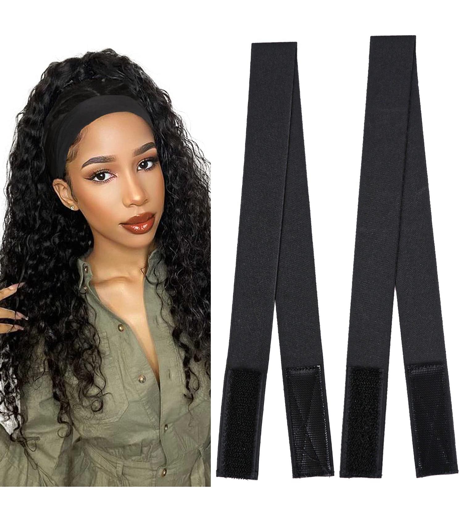 2Pcs Lace Melt Elastic Bands for Wigs - 3cm x 60cm Edge Laying Bands for Closure Wigs - Buy Online on GoSupps.com