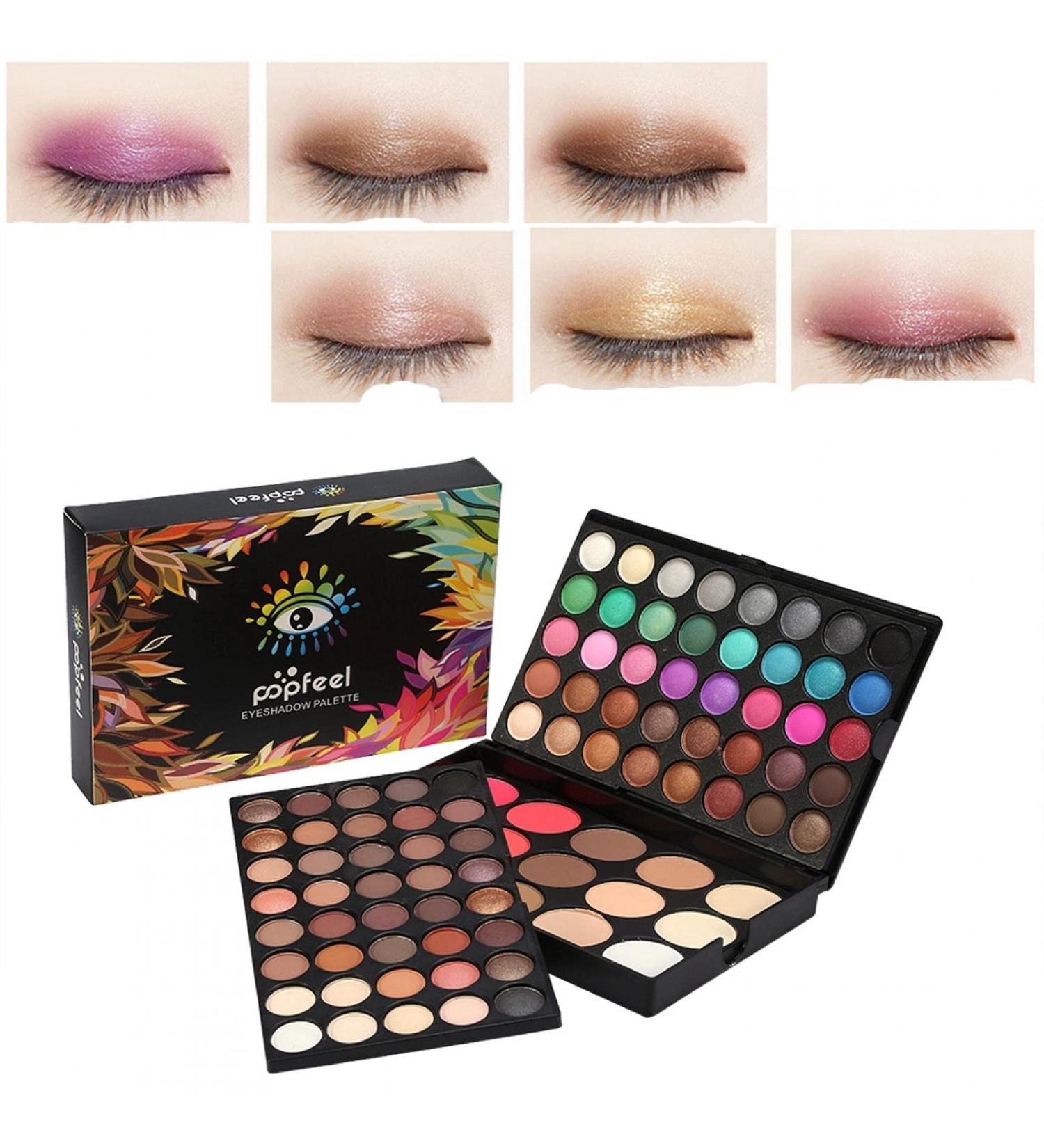 Professional 80-Color Eyeshadow & 15-Color Rouge Palette Set | Long-Lasting Beauty Kit for Women | Perfect for Home Use | International Shipping Available - Buy Online on GoSupps.com