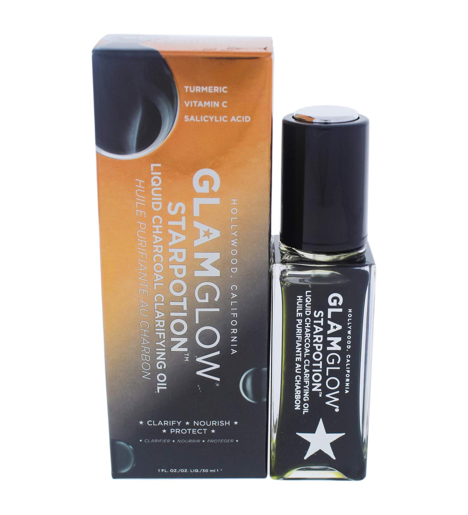 Glamglow Starpotion Liquid Charcoal Clarifying Oil By Glamglow for Women - 1 Oz Oil 1 Oz