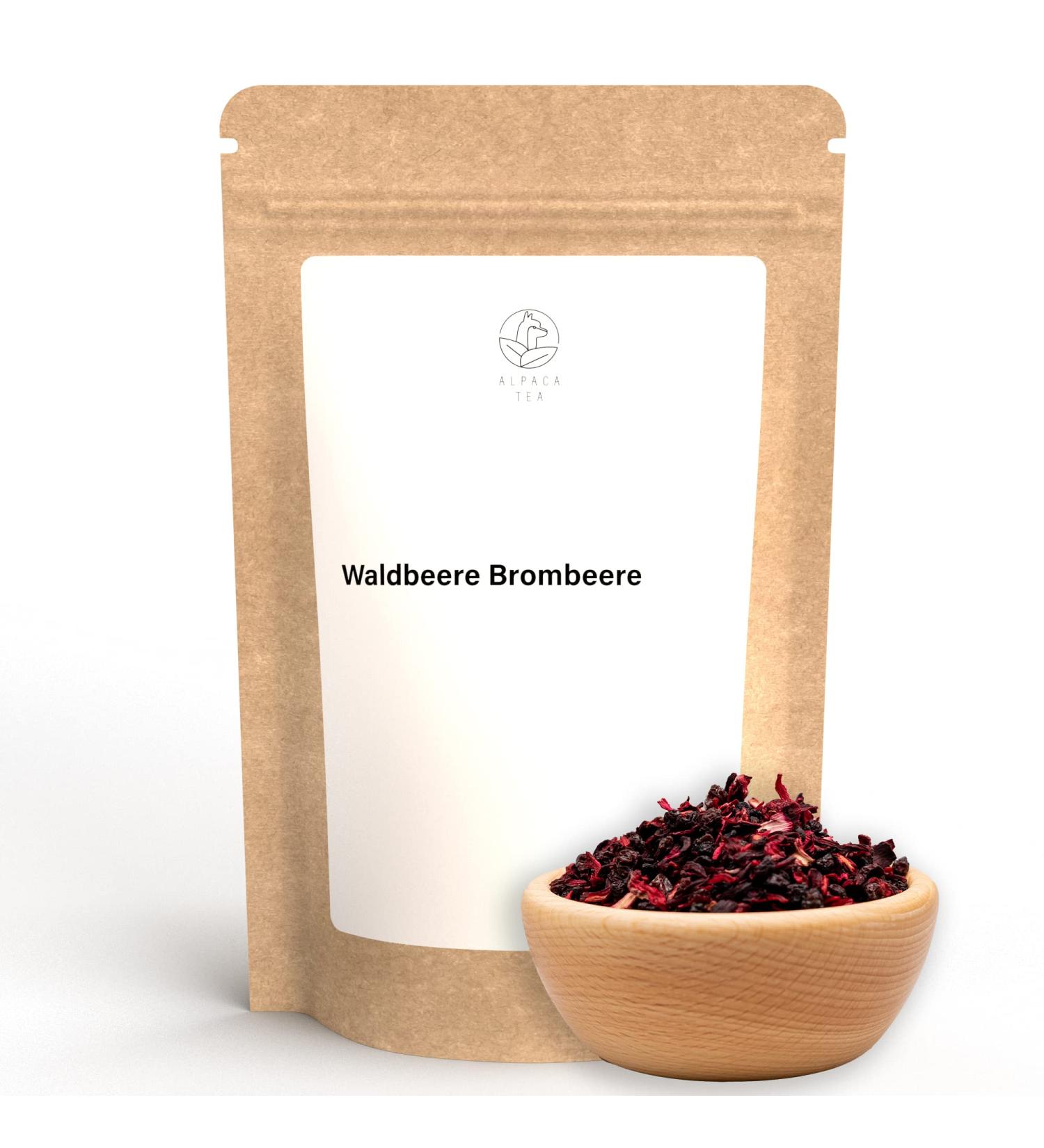 Alpaca Tea Alpaca Tea Wild Blackberry - Fruit Tea Blend - Bulk - Resealable (2 x 100g)