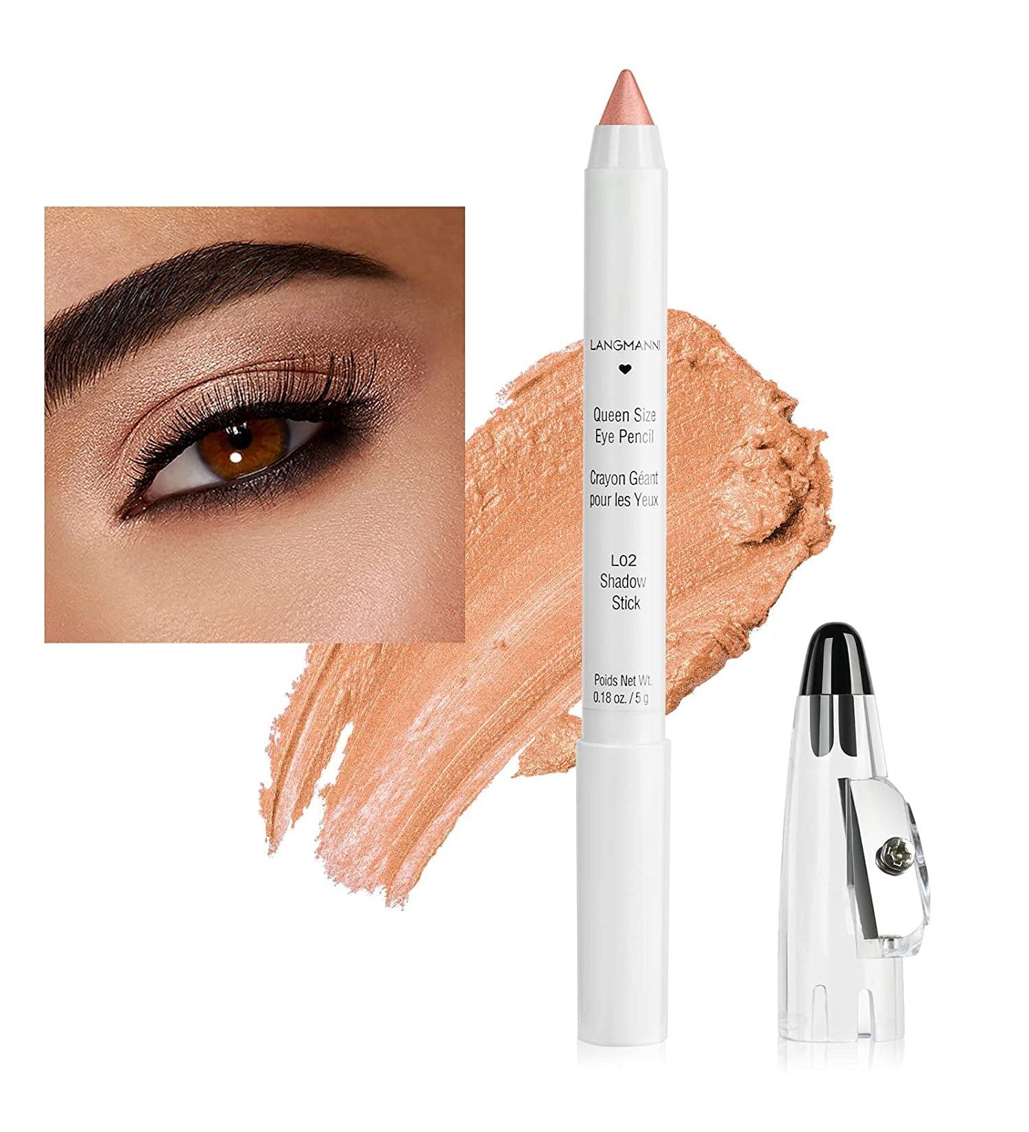 Glitzer-Lidschattenstift 2-in-1 Eyeliner & Shimmer Augenmakeup - Wasserdichte Dauerhafte Lidschattenstift (#02) - Internationaler Versand - Buy Online on GoSupps.com