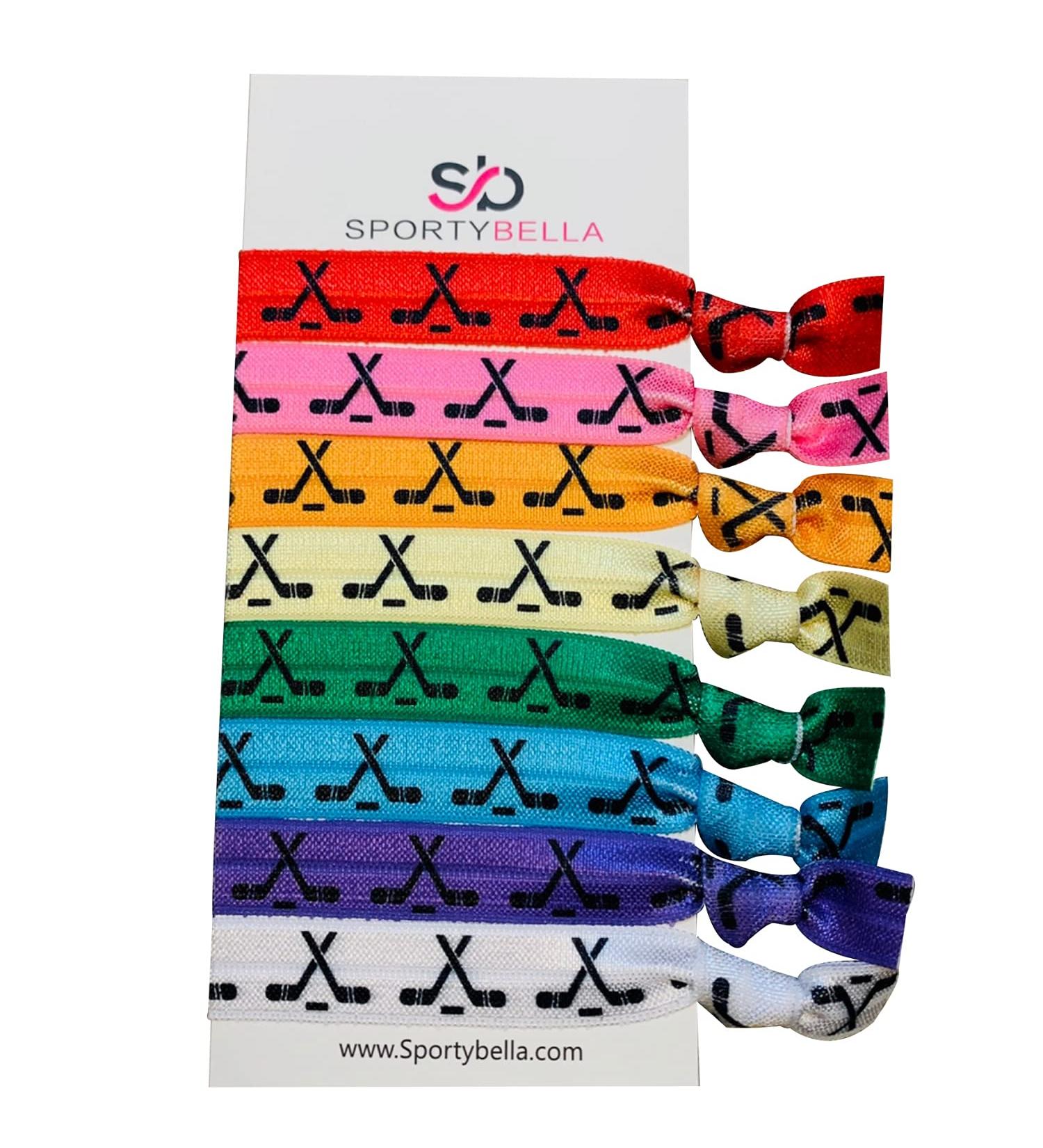 Infinity Collection Ice Hockey Hair Accessories - No Crease Hair Ties Set for Girl Hockey Players - Buy Online on GoSupps.com