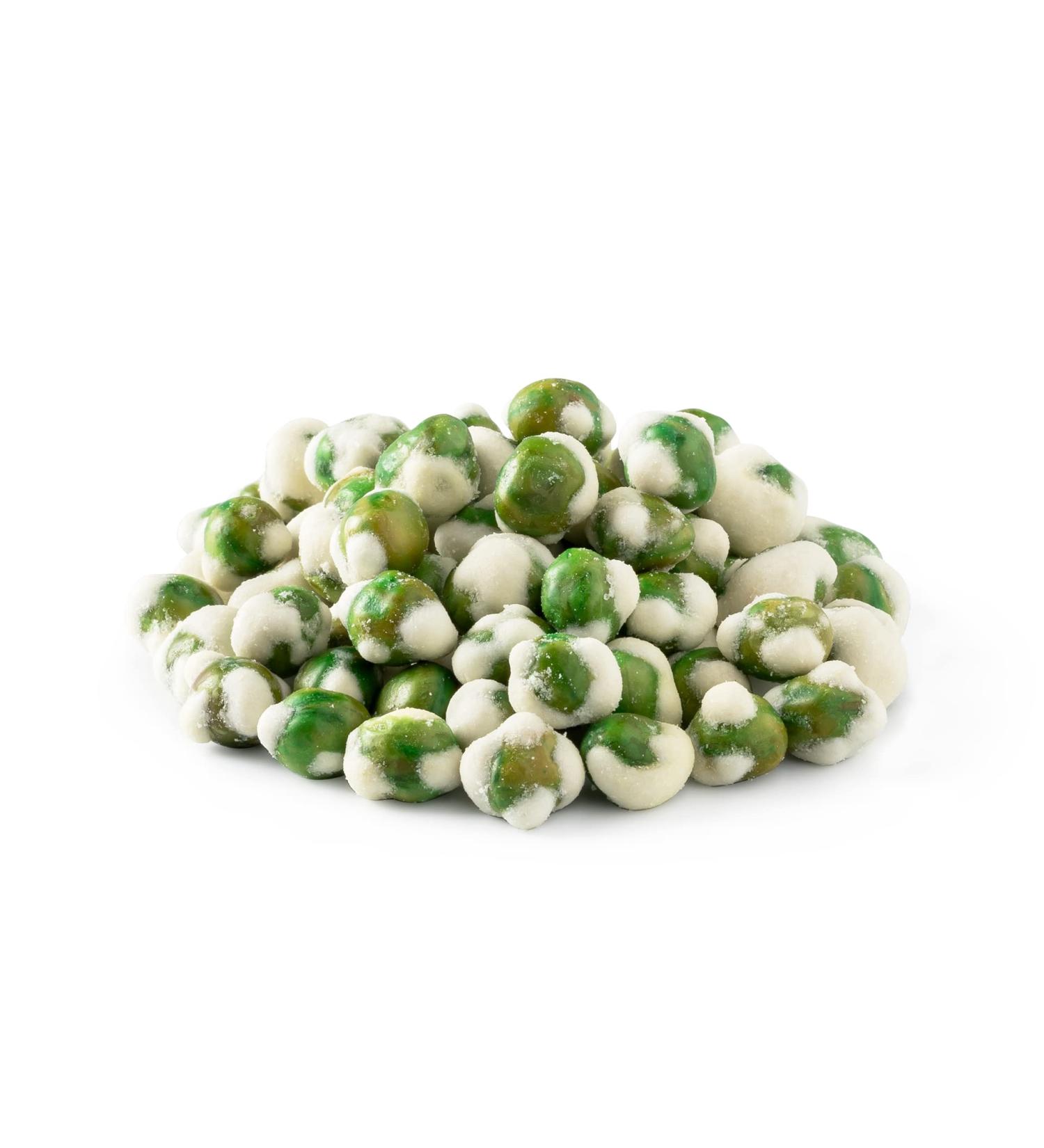 NUTS U.S. Wasabi Coated Green Peas - Crunchy & Spicy 3lb Resealable Bag - Buy Online on GoSupps.com