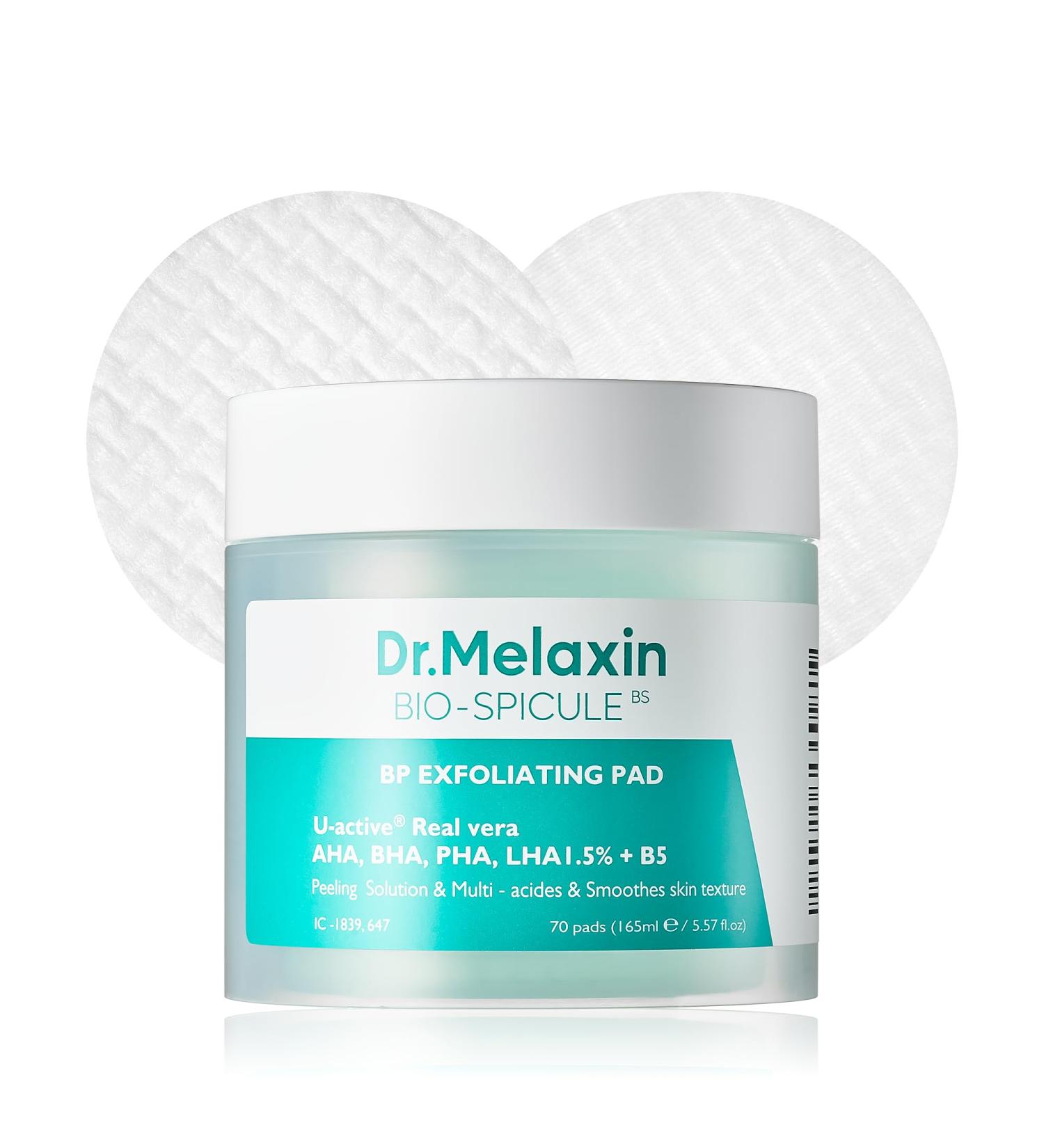 Dr.Melaxin BP Pore Exfoliating Pad for Dead Skin & Blackheads Minimize Pores Prevent Breakouts Improve Skin Texture Korean Skincare 165ml 70pads. - Buy Online on GoSupps.com