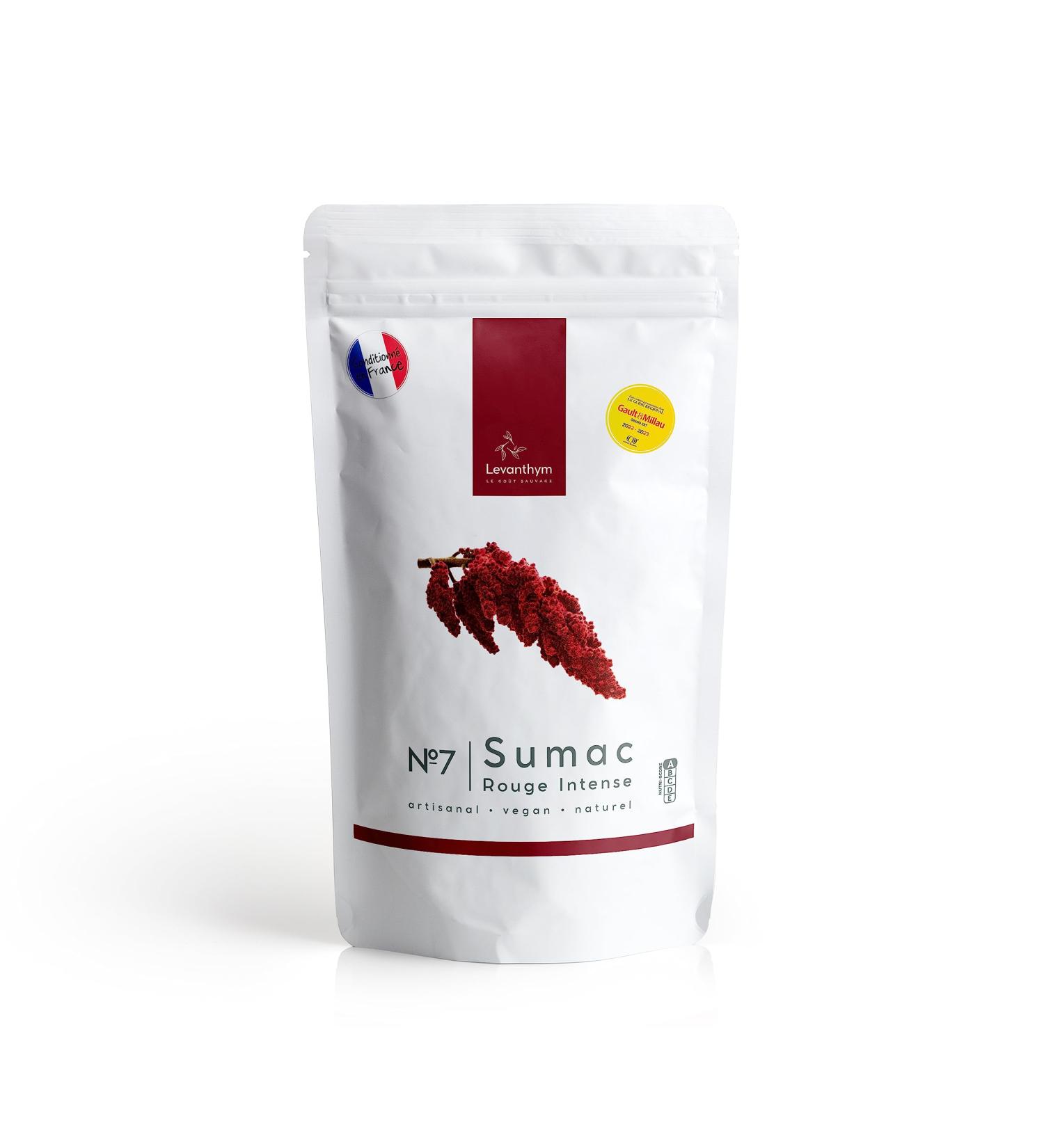 Premium 100% Pure Ground Sumac - Ottolenghi Spices - No Salt Lemon Vinegar Substitute - 160g - N.7 Rouge Intense - Buy Online on GoSupps.com