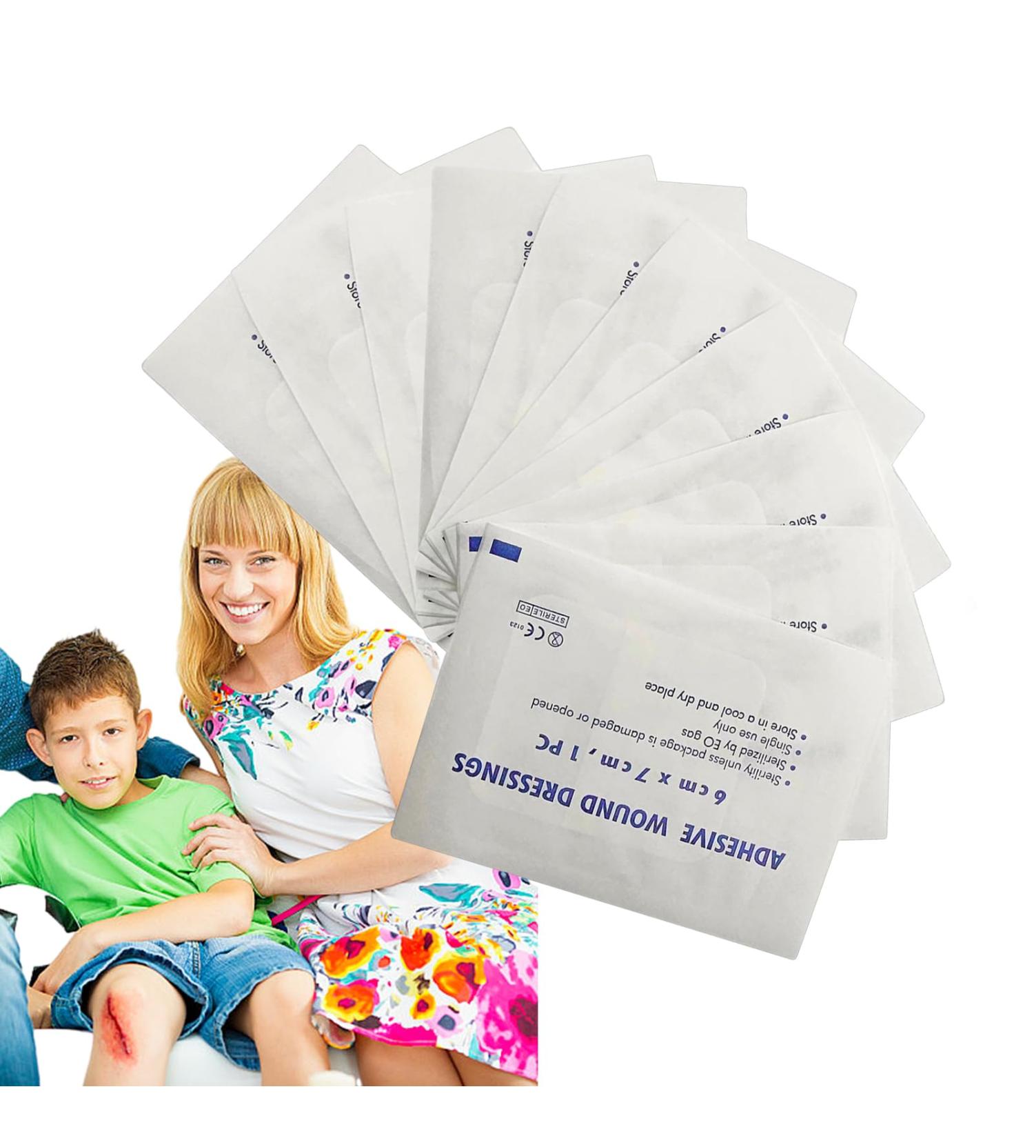 Vliesverband 10 Pack | Breathable Skin Compress Wrap - Perfect for Travel Camping Hospitals & Hiking | EWFAS - Buy Online on GoSupps.com