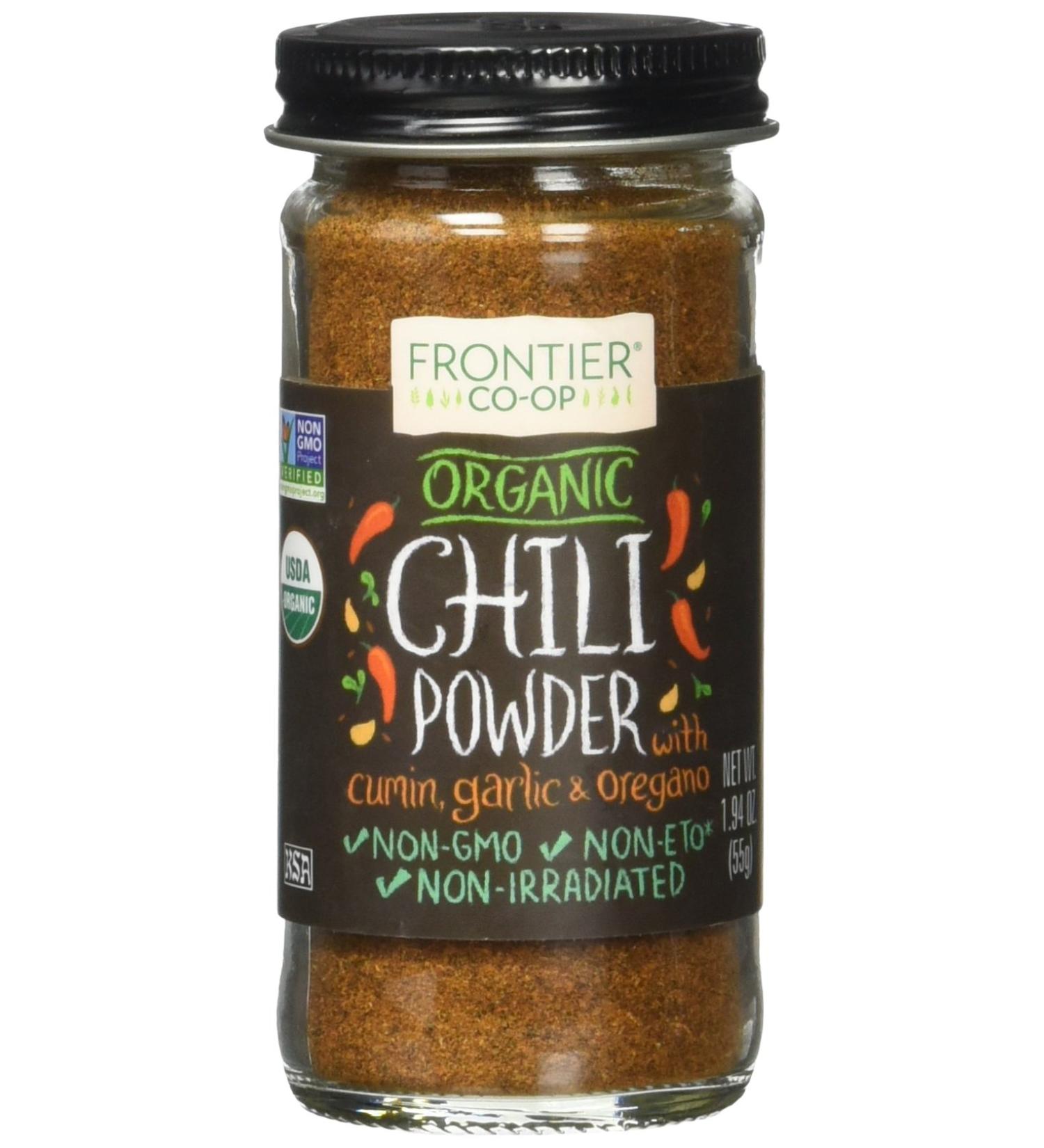 Frontier Herb Chili Powder Blend - 1.94 Oz | Premium Spice for Bold Flavor - Buy Online on GoSupps.com