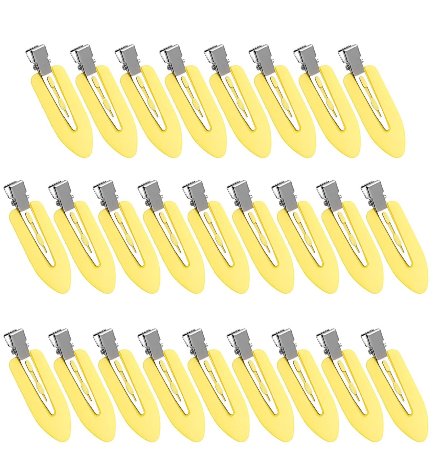 ZEVONDA 26 PCS No Crease Hair Clips - Hair Styling Hairpins for Girls Women, Yellow - Buy Online on GoSupps.com