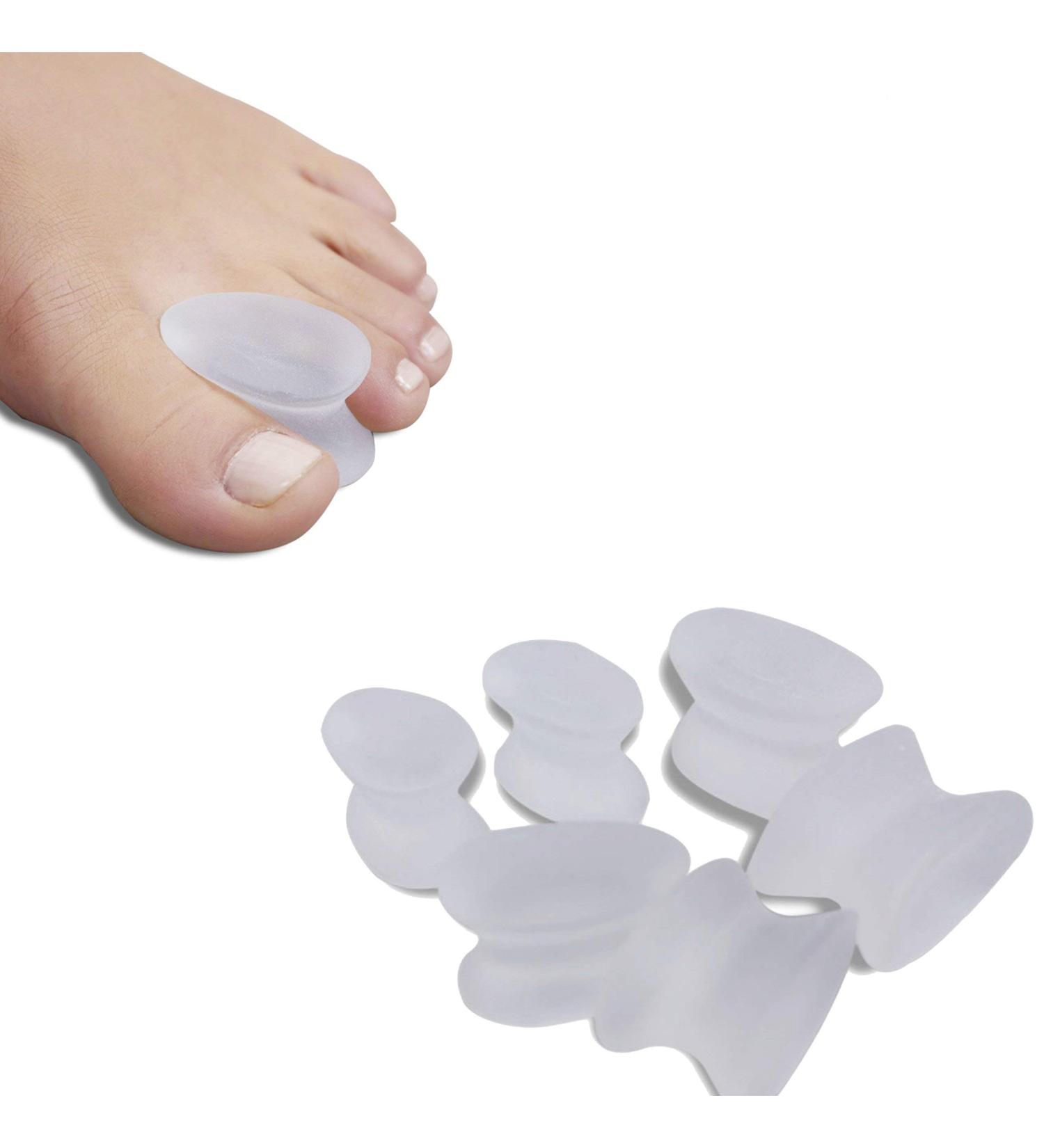 Ortho Pauher Gel Toe Separator Kit - Bunion Treatment & Pain Relief - S/M/L (3 Pairs) - Buy Online on GoSupps.com