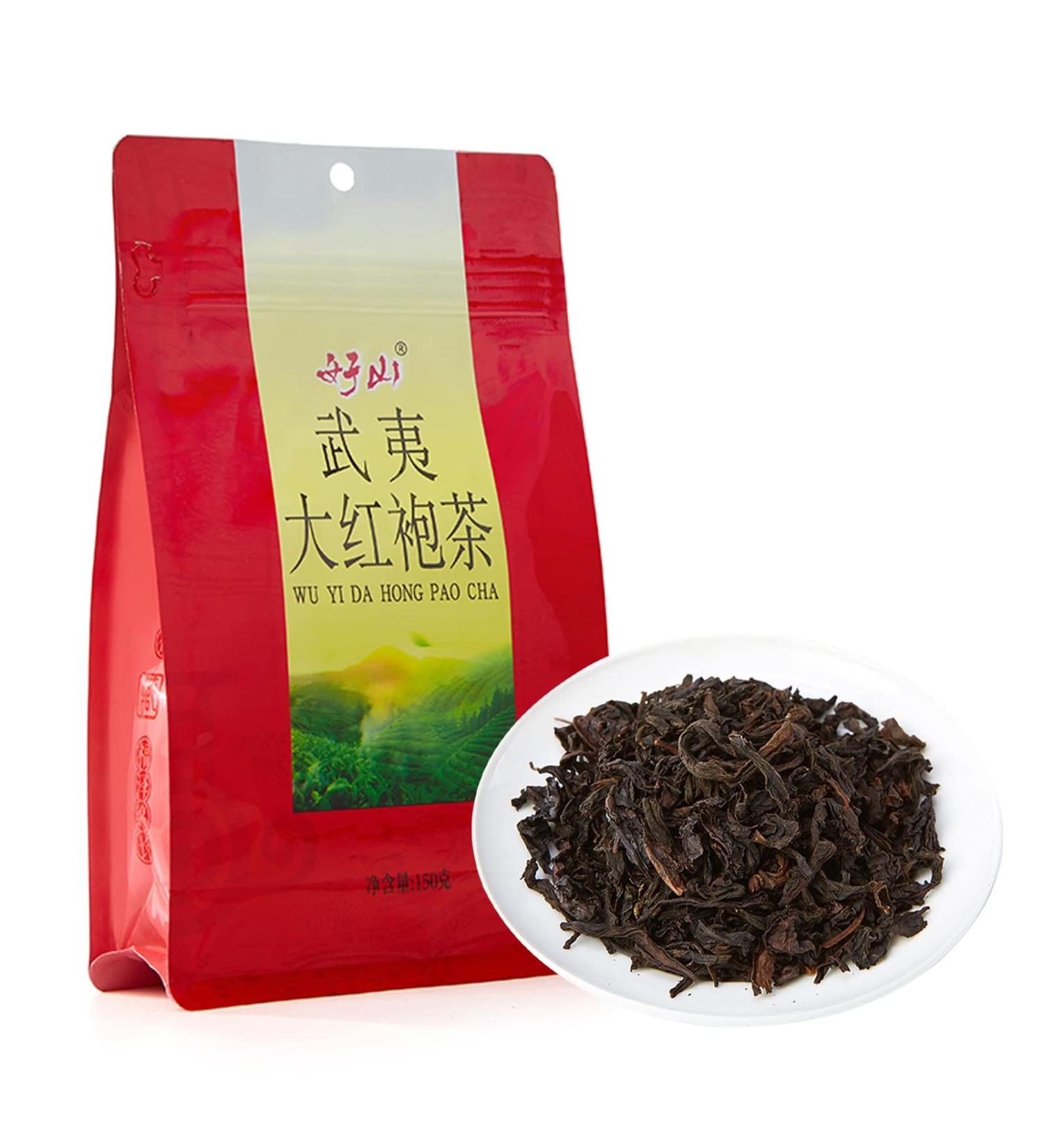 Qcwwy 150g/5.29oz Chinese Mount Wuyi Da Hong Pao Rock Tea Chinese Tea Traditional Natural Green Tea for Tea Lover Man and Woman - Buy Online on GoSupps.com