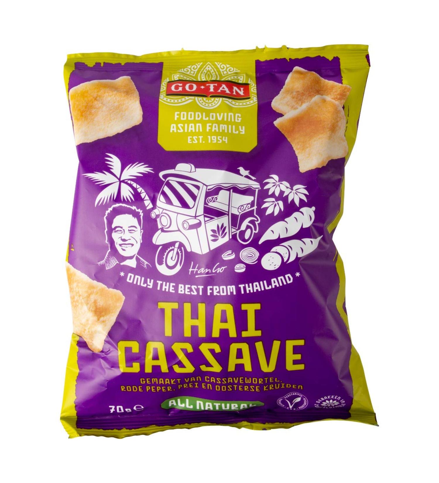 Go-Tan Go-Tan Thai Cassava Chips 70G