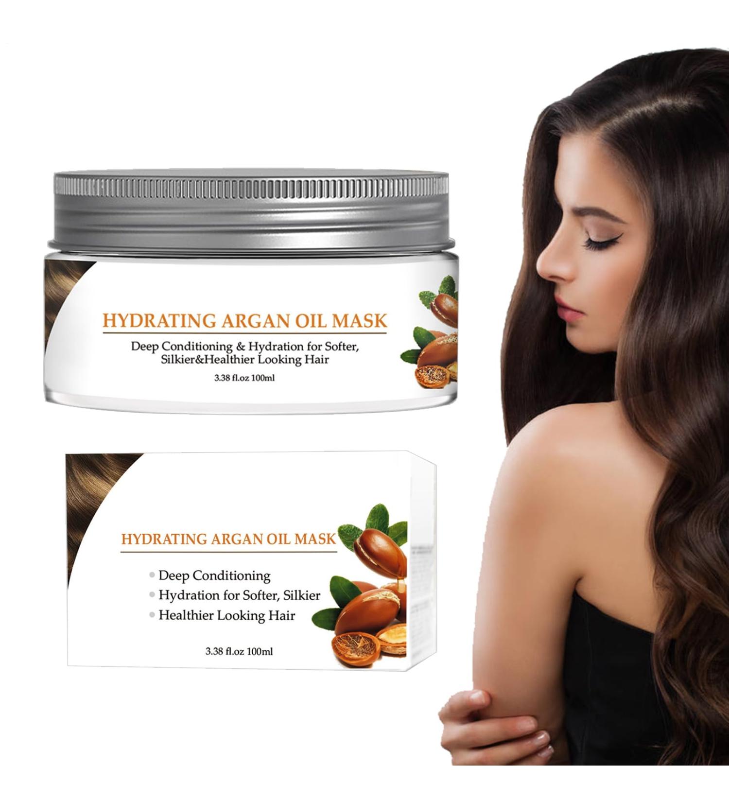Hydrating Hair Mask - 100ml Moisturizing Treatment Mask Conditioning Treatment | For the Whole Family: Teenagers Grandparents Husbands and Wife - Buy Online on GoSupps.com