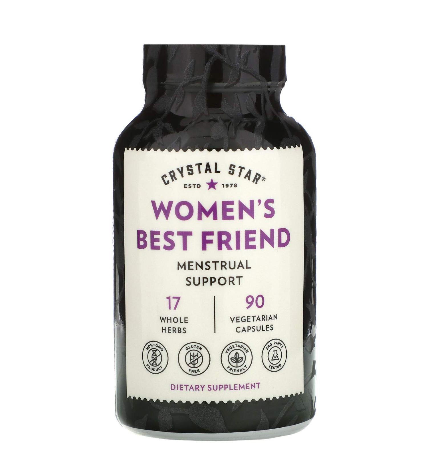 Crystal Star Women's Best Friend - 90 Vegetarian Capsules for Optimal Health - Buy Online on GoSupps.com