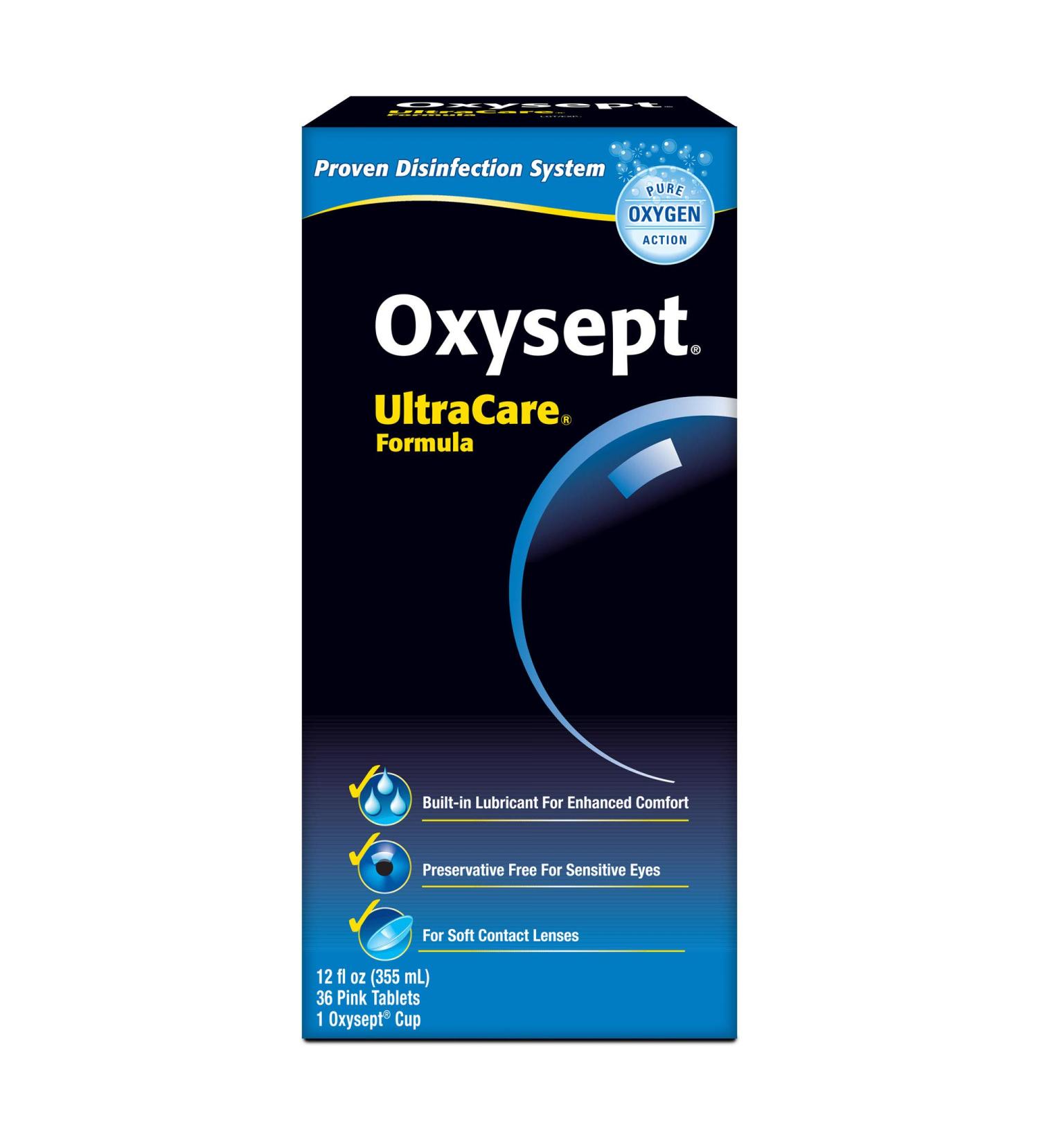 Oxysept Disinfecting Solution Neutralizer Ultracare Formula 12 oz. (1 count) - Effective Disinfection Solution - Buy Online on GoSupps.com
