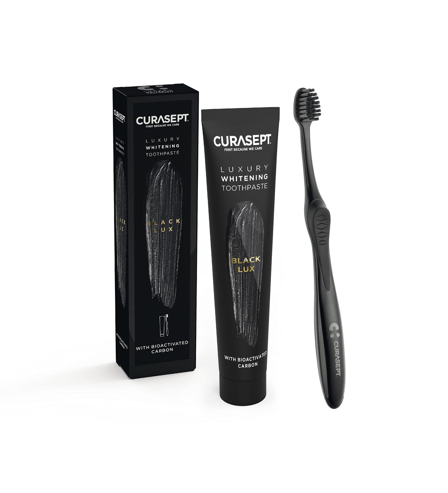 Curaseept Luxury Black Whitening Set | Premium Skincare for Radiant Skin | International Shipping Available - Buy Online on GoSupps.com