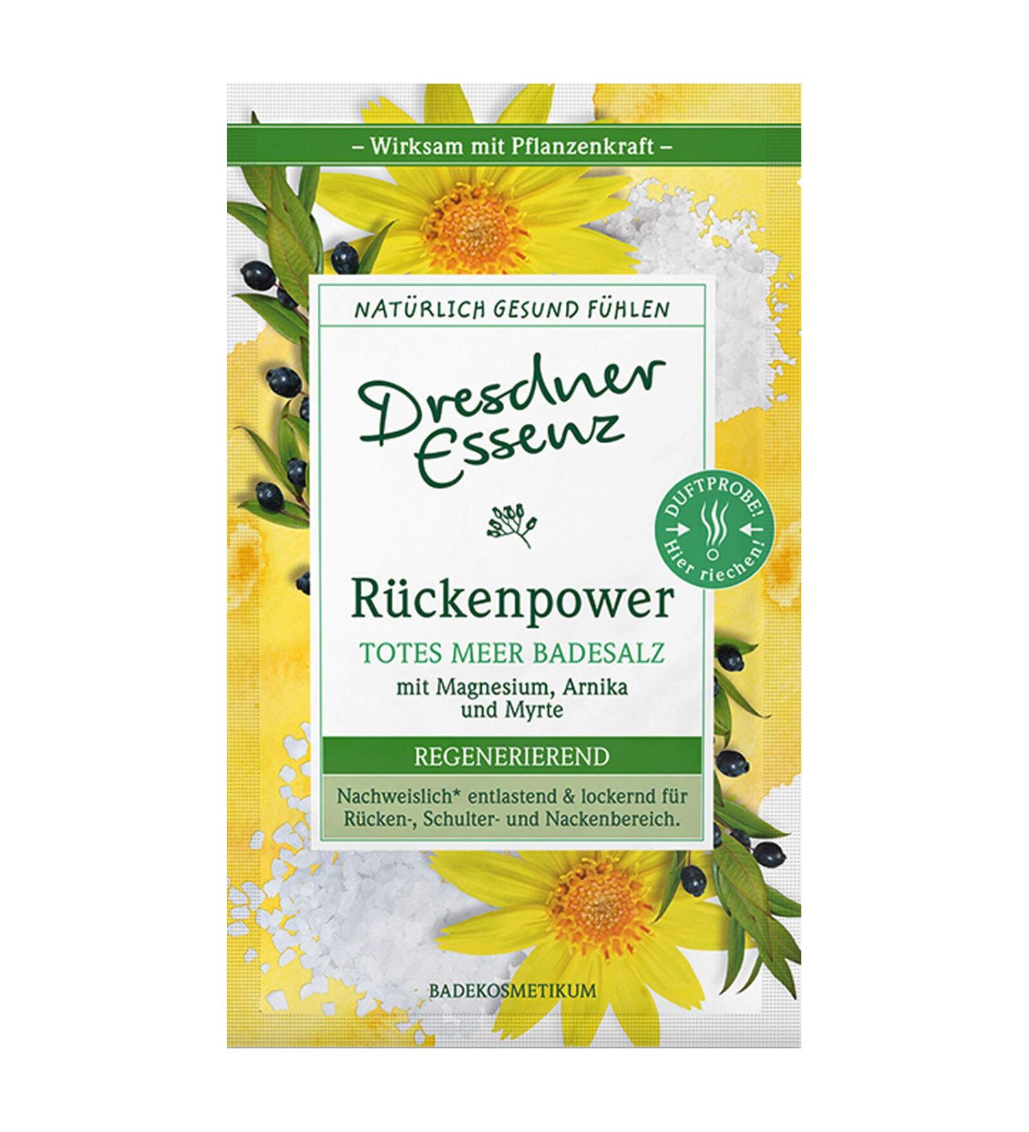 Pack of 12 Dresdner Essence Health Bath Back Power 12 x 60 g
