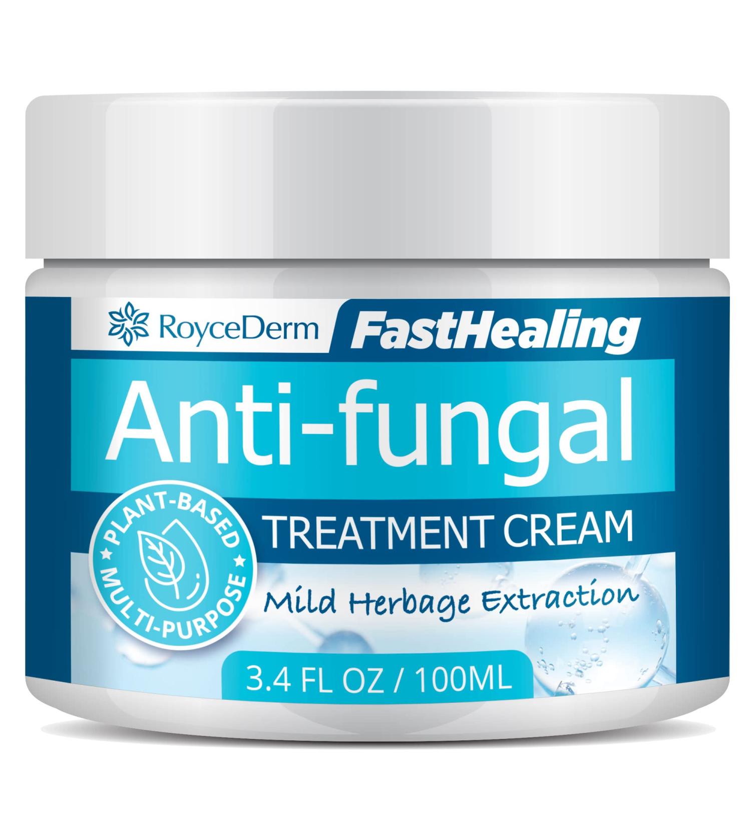 Roycederm Antifungal Cream - Maximum Strength Treatment for Athletes Foot, Eczema, Psoriasis, Jock Itch, Rash, Ringworm & Skin Yeast Infection - Buy Online on GoSupps.com