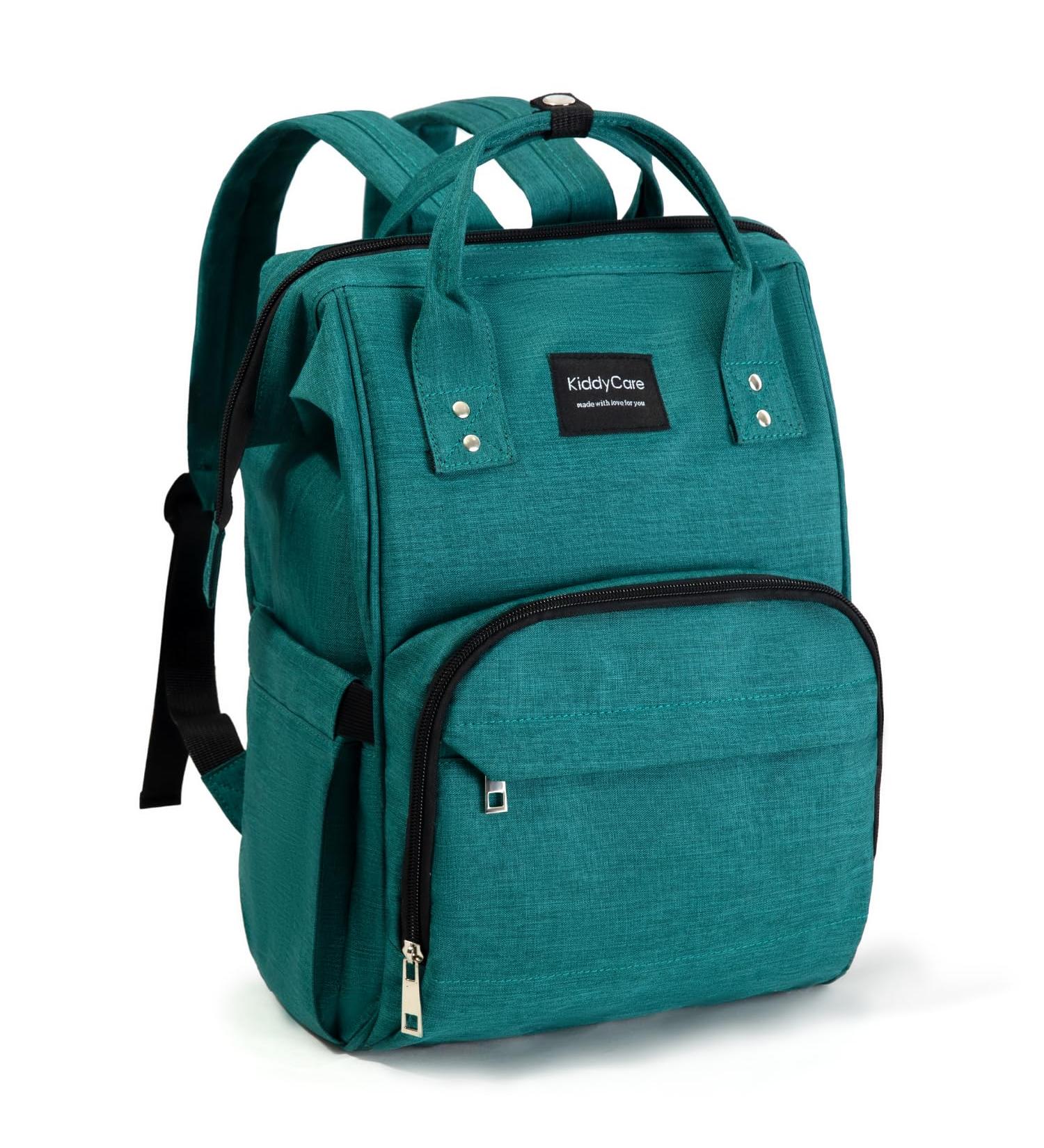 KiddyCare Wrap Backpack - 15 Pockets Durable Baby Wrap High-Quality Maternity Bag with Isotherm Bottle Compartment - Green - Buy Online on GoSupps.com