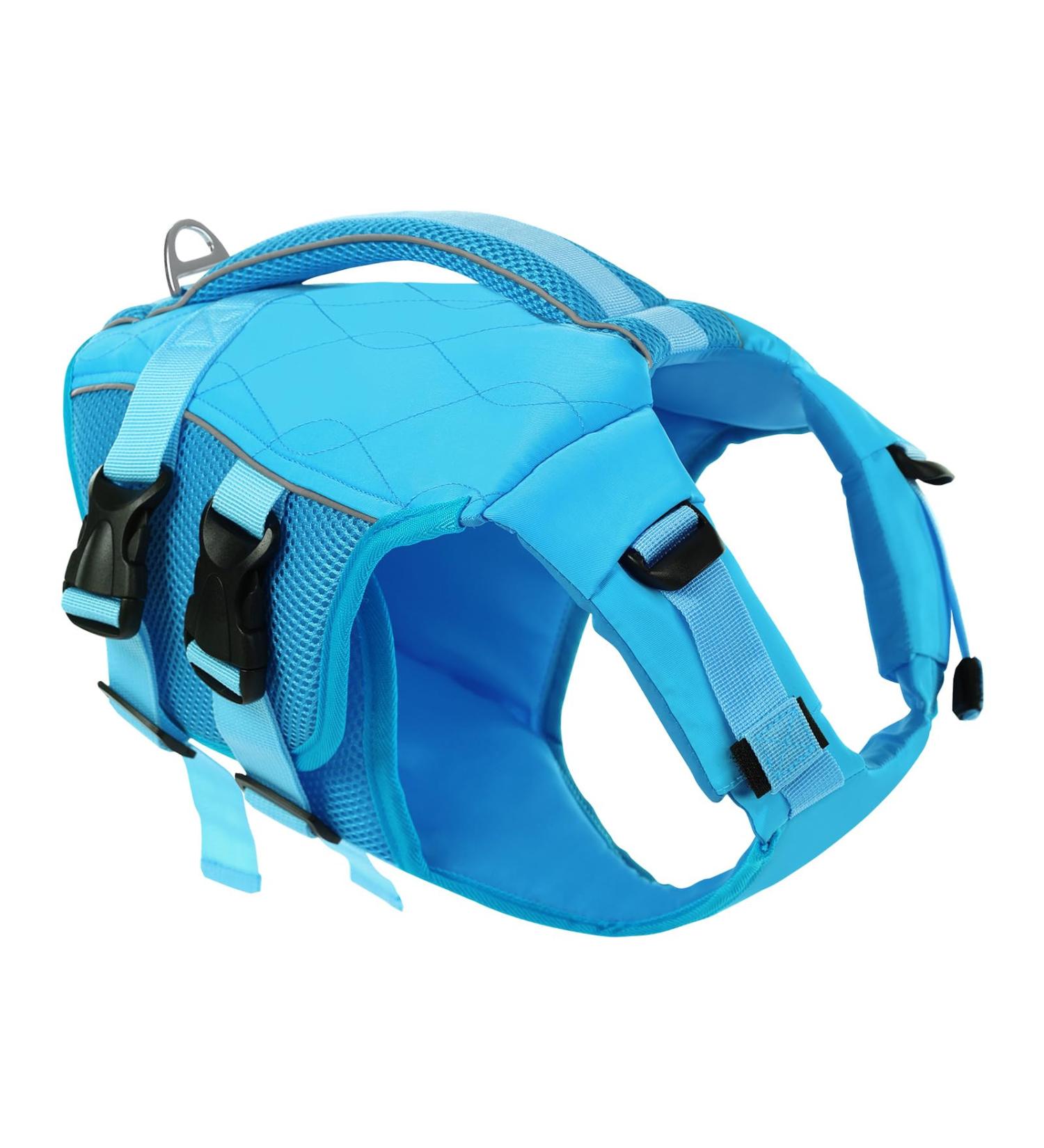 Convinite Dog Life Jacket - Adjustable Reflective XS Blue Life Jackets for Small Medium & Large Dogs | Perfect for Boating Swimming & Surfing - Buy Online on GoSupps.com