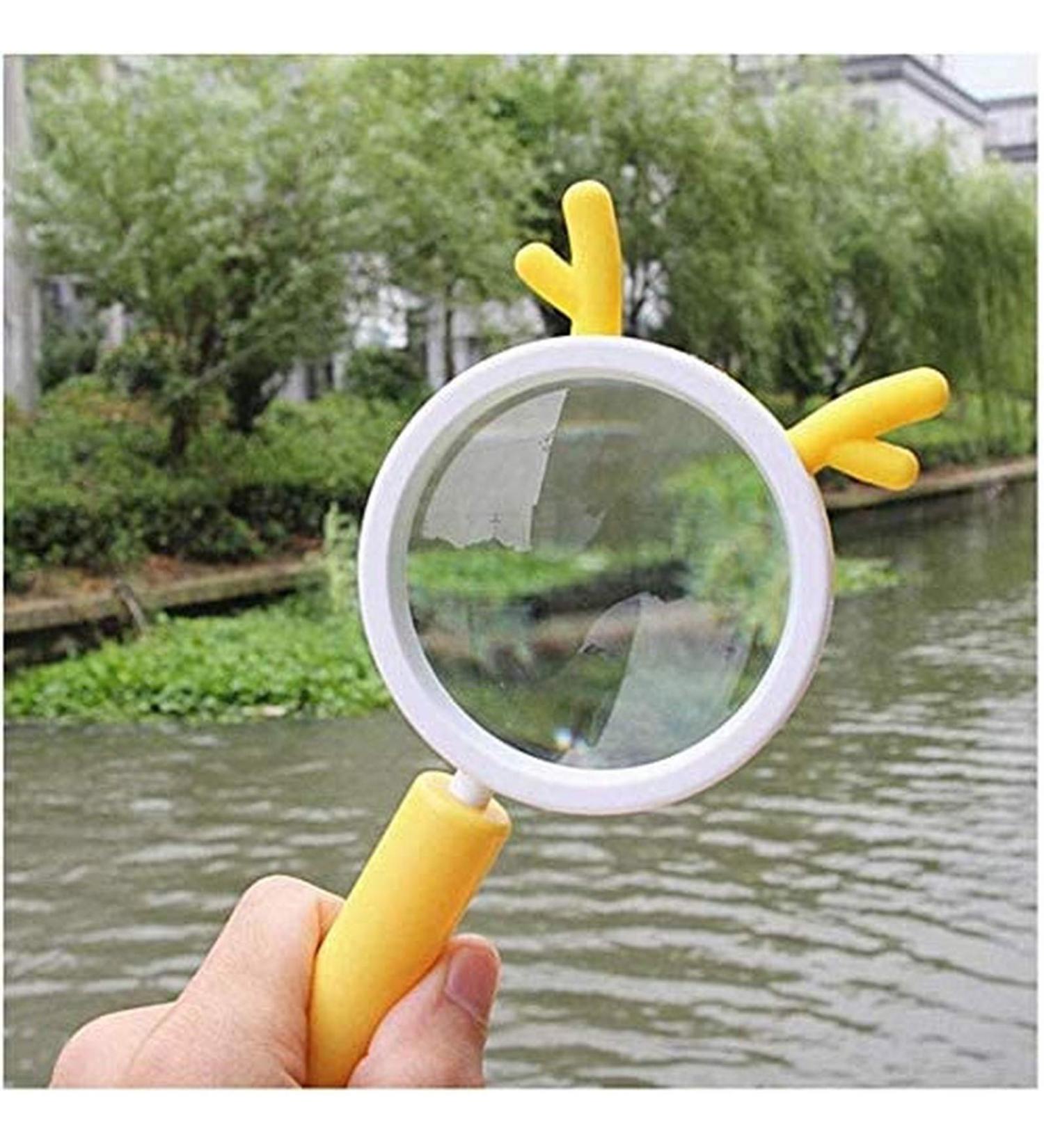 Magnifying Glasses for Hobbies Reading Magnifier Optical Magnifying Glass HD Cartoon Animal Teacher Kindergarten Pupil 3 Times Magnifying Glass Vision - Buy Online on GoSupps.com
