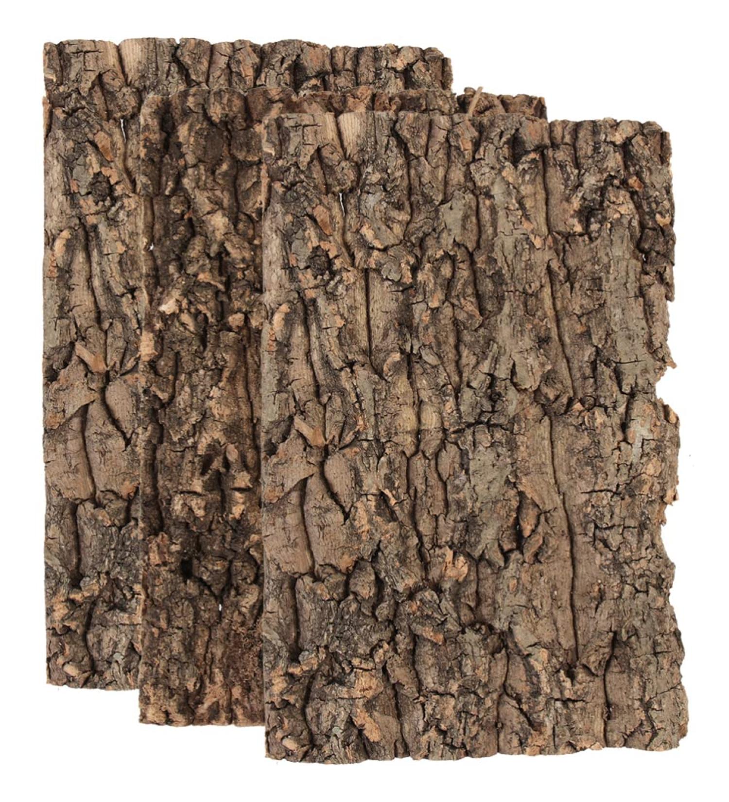 ULTECHNOVO 3Pcs Cork Bark Terrarium Background Set | Reptile Climbing Wall Decor for Turtle, Gecko, Lizard | Habitat Accessories for Terrariums - Buy Online on GoSupps.com