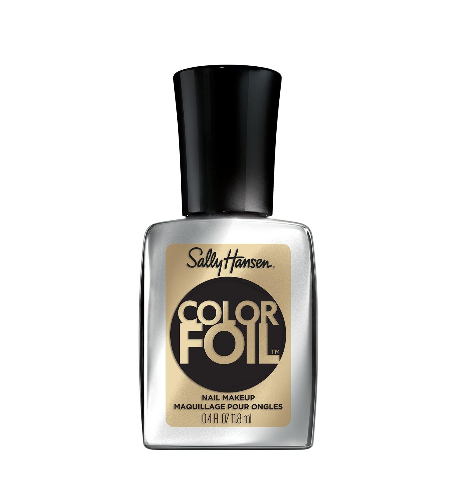 Sally Hansen Color Foil Nail Polish Gold Standard 0.4 Fl Oz - Pack of 1 - Buy Online on GoSupps.com