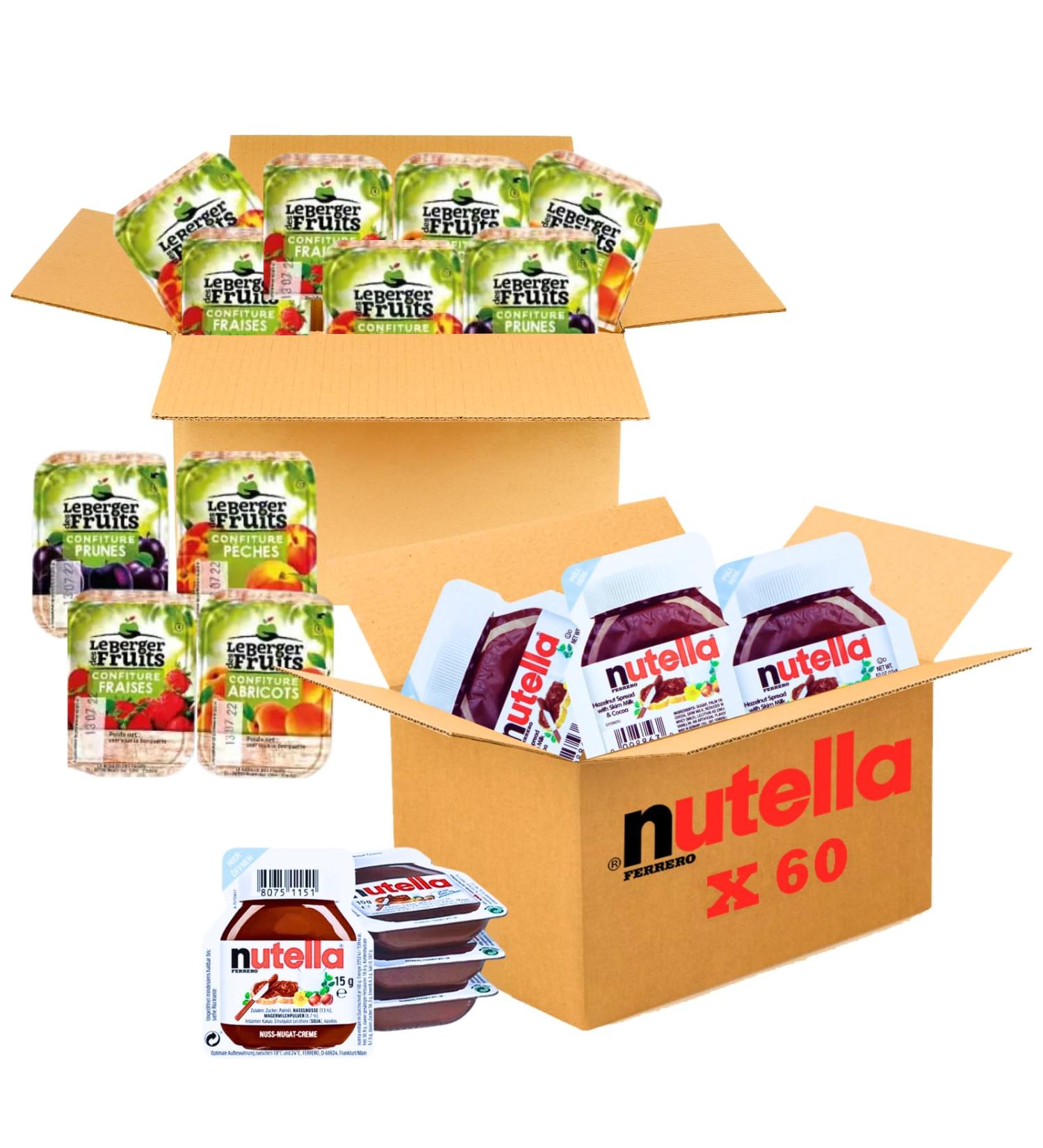 120 Trays THE SHEPHERD OF FRUITS/NUTS | Individual Portions of Spreads and Jams Peach Strawberry Plum Apricot for Various Del - Buy Online on GoSupps.com