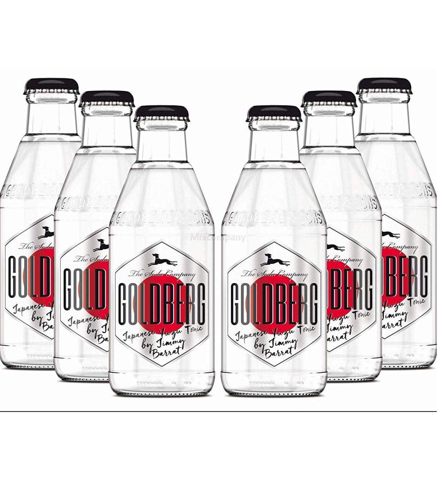 Goldberg Japanese Yuzu Tonic Set of 6 - 6x 200ml incl. deposit REFILLABLE 1200ml incl. deposit REFILLABLE