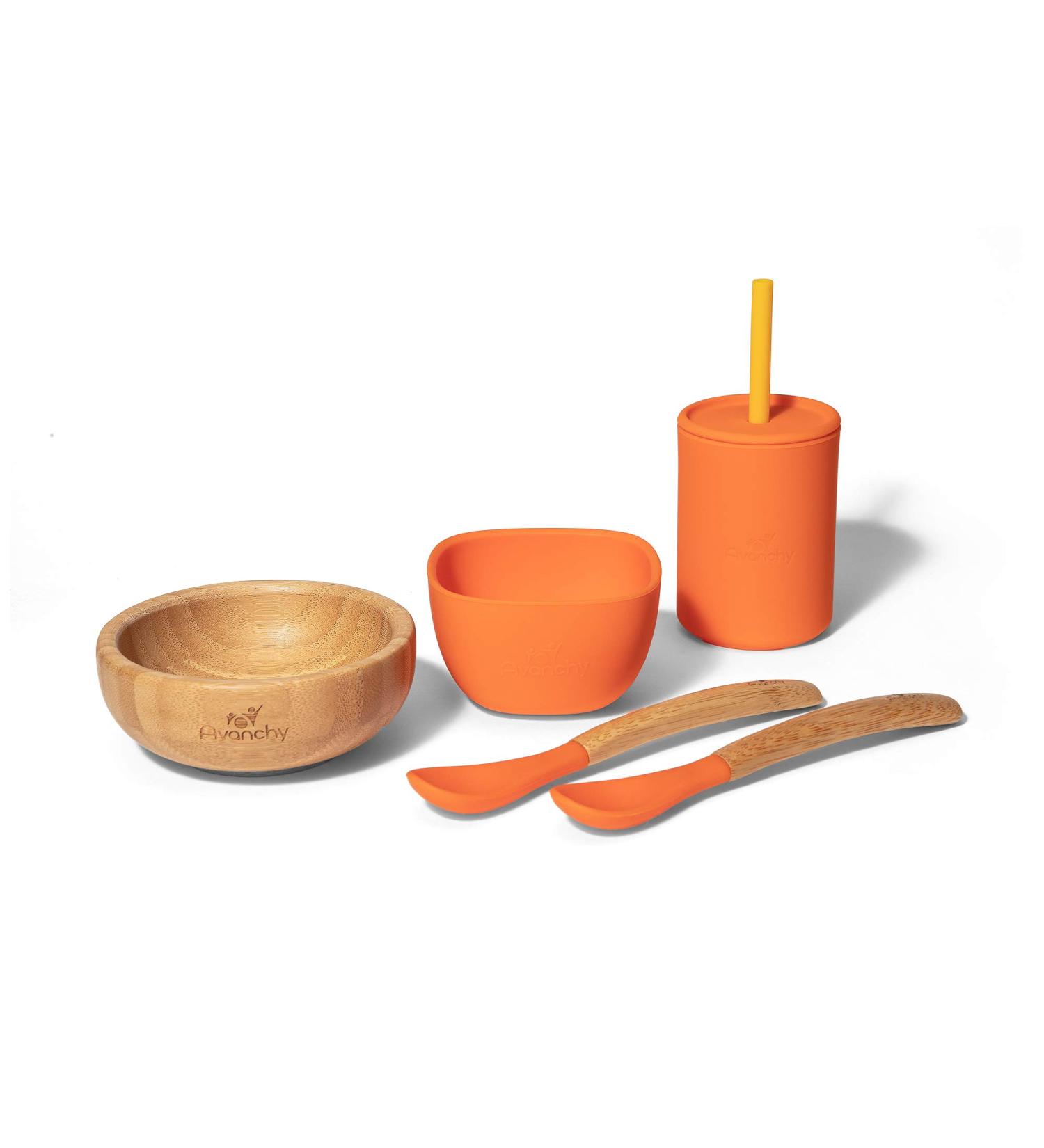 La Petite Bamboo Mini Bowl - Orange | Eco-Friendly Tableware - Buy Online on GoSupps.com
