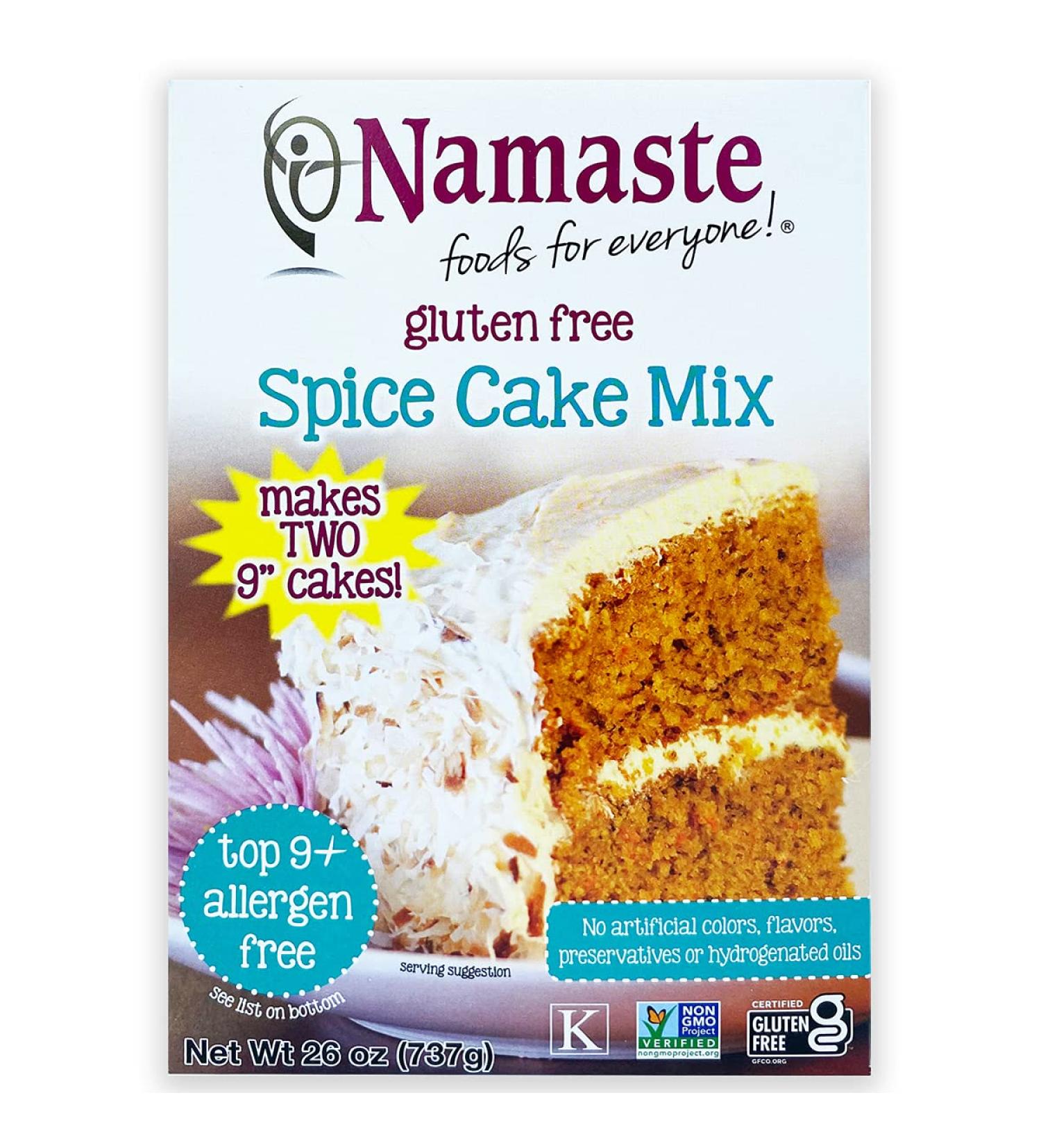 Namaste Foods Gluten Free Spice Cake Mix - 26 oz (737 g) | Delicious & Easy Bake - Buy Online on GoSupps.com