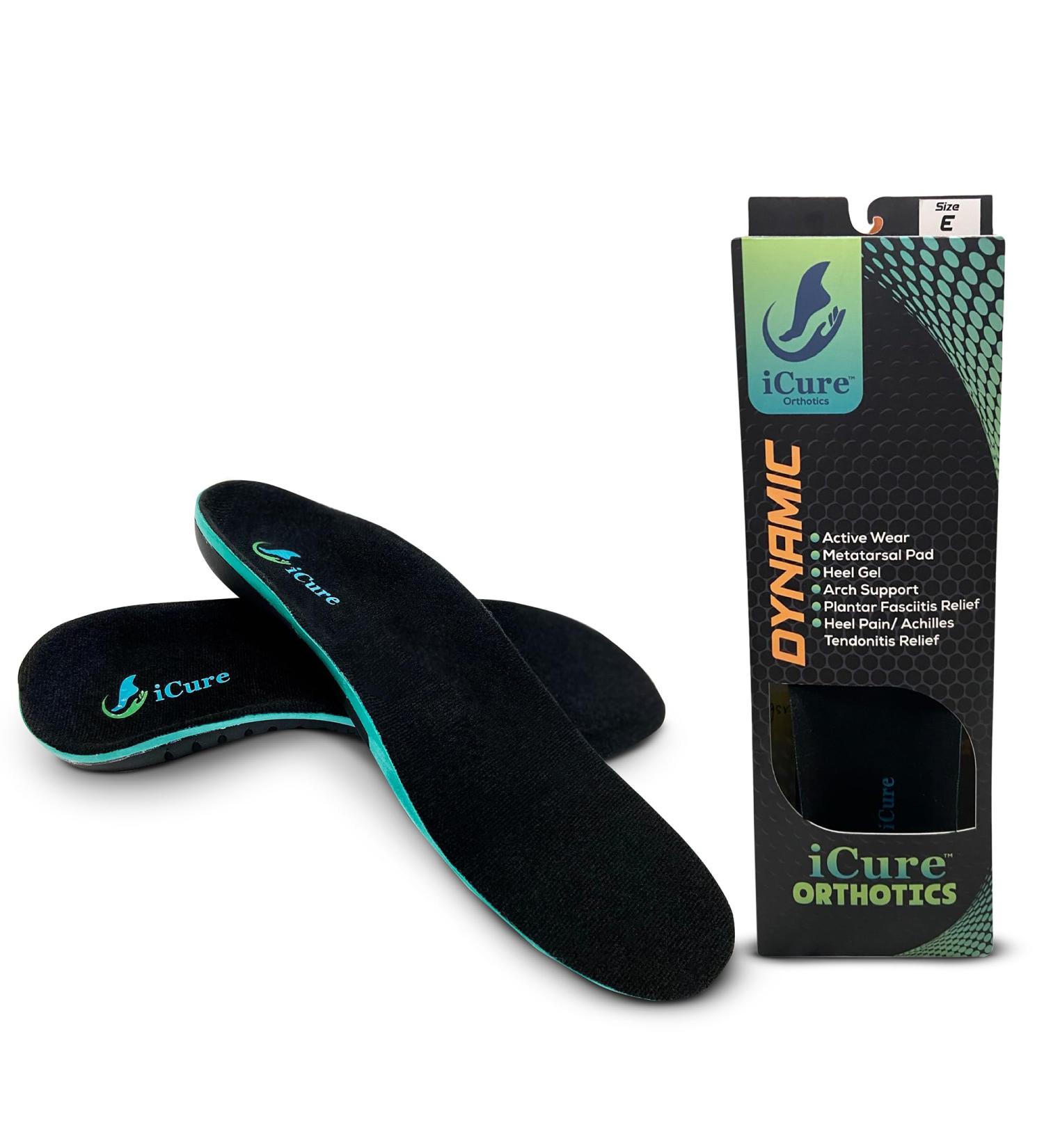 Dynamic Orthotics Insoles for Foot Pain Relief | Arch Support Inserts for Plantar Fasciitis | Shoe Insoles for Men (11-12.5) & Women (12-13.5 - Buy Online on GoSupps.com