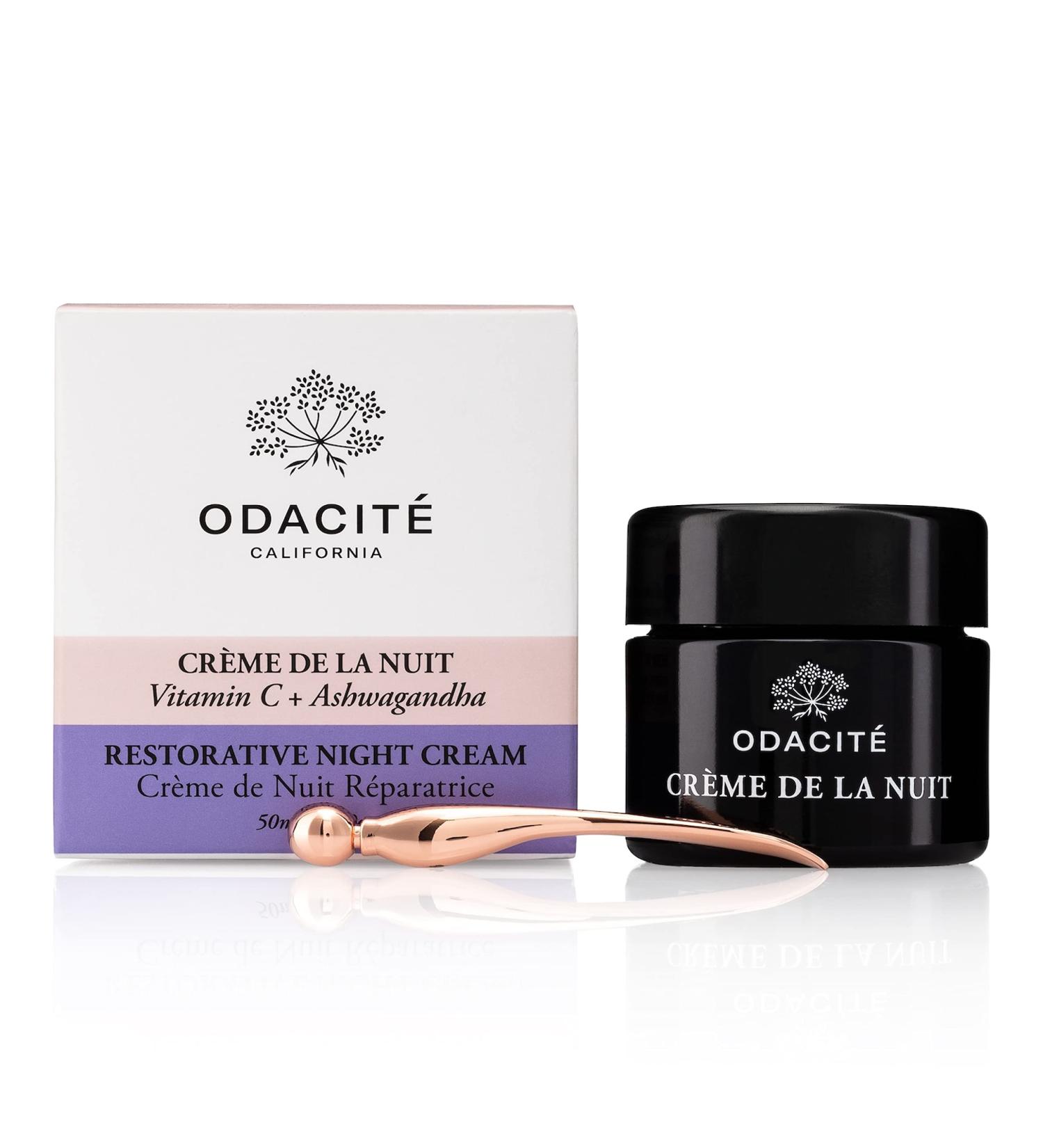 Odacit Night Cream with Vitamin C & Ashwagandha - Creme De La Nuit Glow Recipe - Anti Aging Facial Moisturizer for Dry Skin, Wrinkles, Fine Lines, Dullness & Hydration - Non-GMO, 1.69 fl. oz Vitamin C + Ashwagandha - Buy Online on GoSupps.com