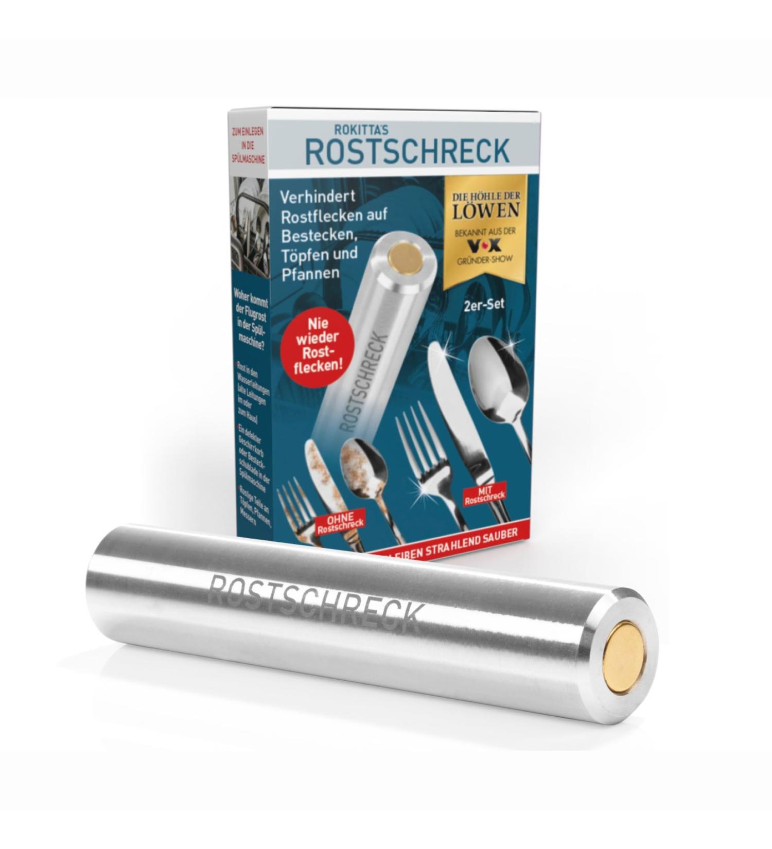 Rokitta Rostschreck Rust Magnet for Dishwashers - Prevent Rust Stains Naturally | 1 Pack - Buy Online on GoSupps.com