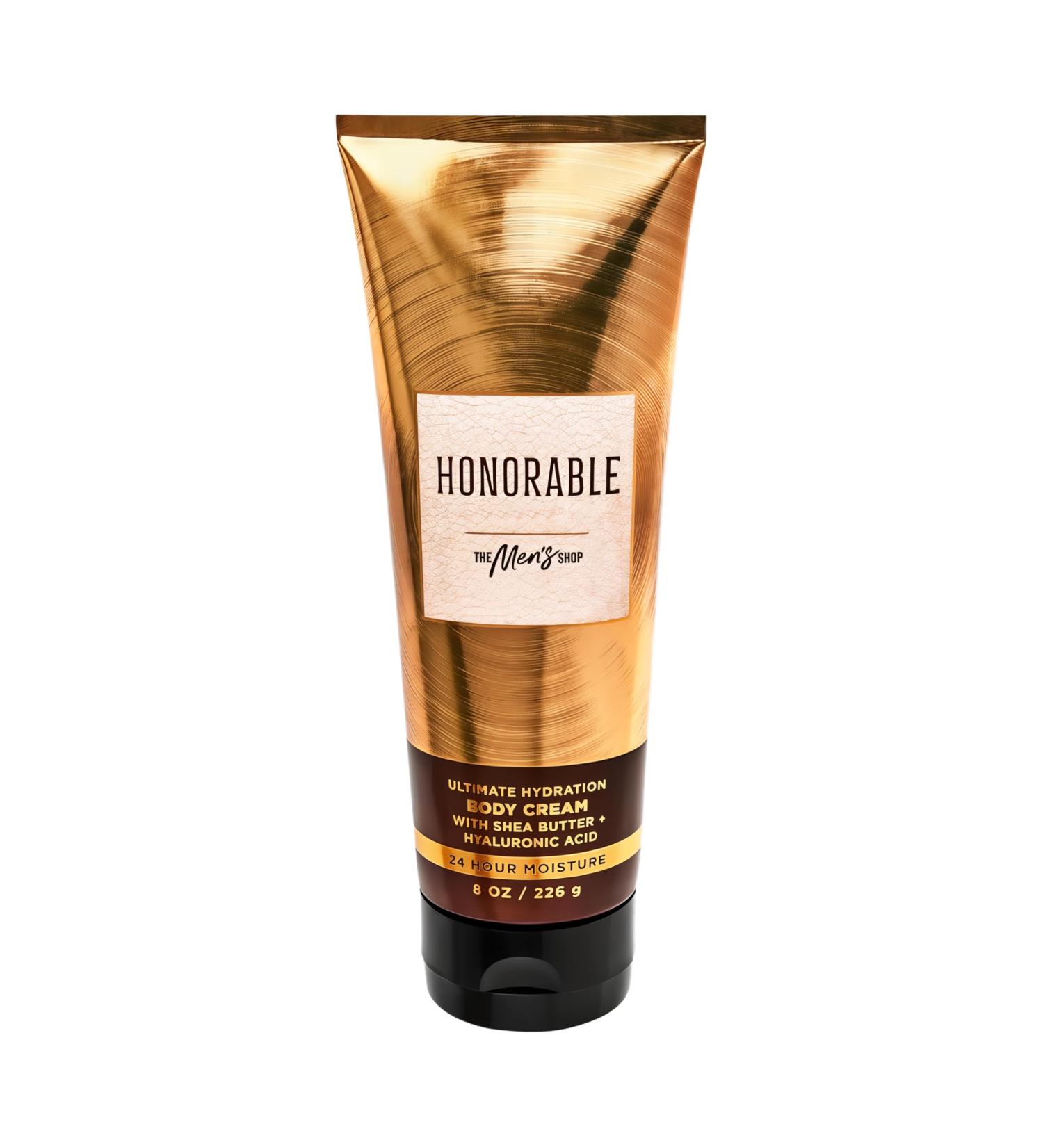 Bath and Body Honorable Ultimate Hydration Body Cream For Men | 8 Oz