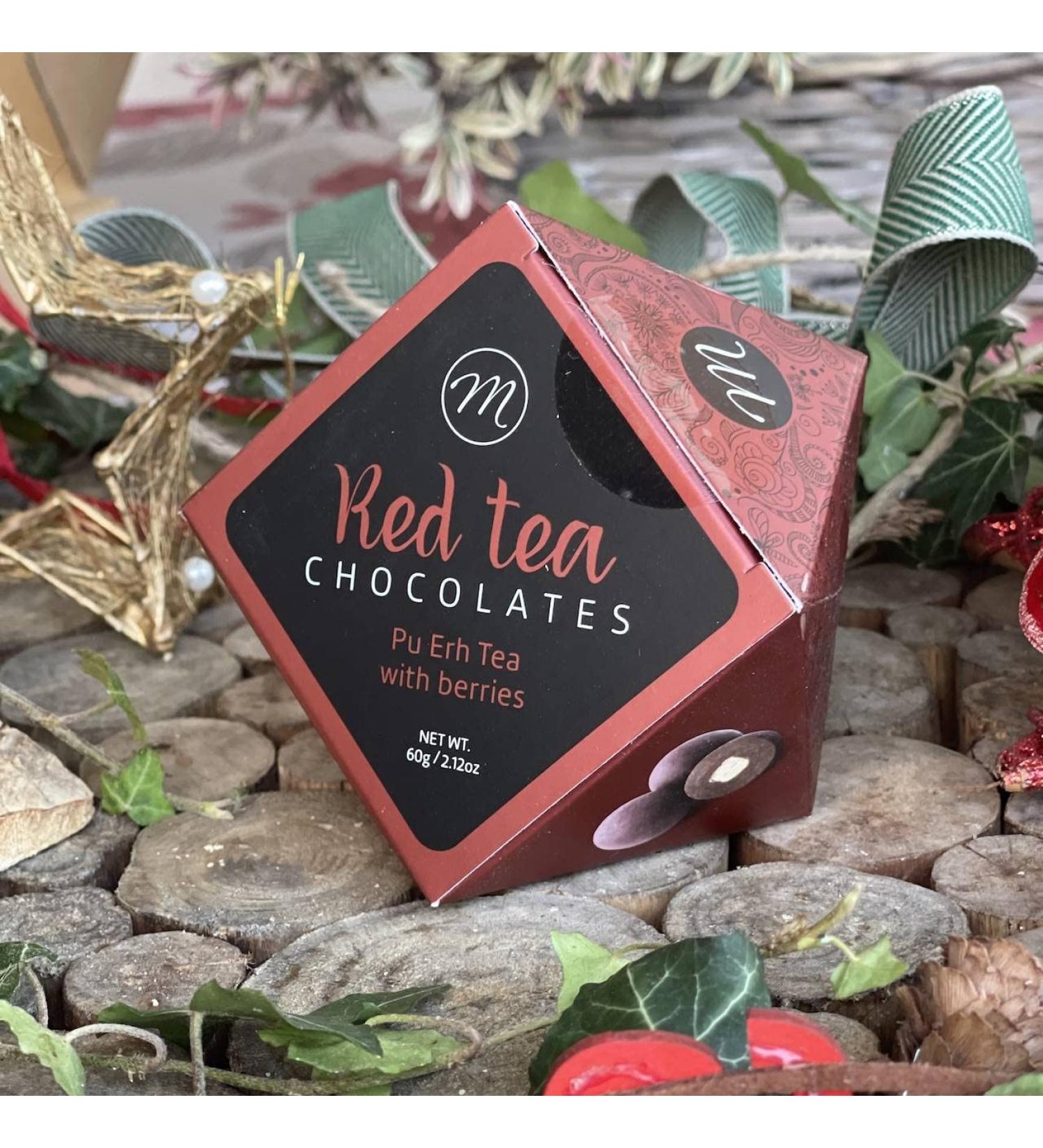Chocolate with Puer Tea and Berries 60g - Tea Soul