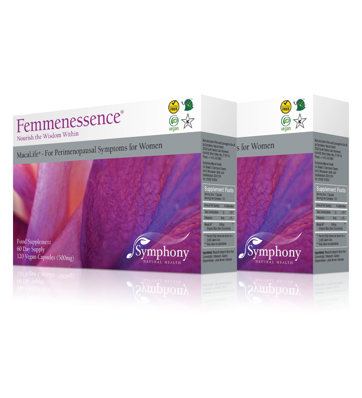 Natural Health International Femmenessence MacaLife - All Natural Maca Root Supplement - Support Women's Hormone Balance and Perimenopause Symptoms (240 Capsules- 120 Day Supply) - Buy Online on GoSupps.com