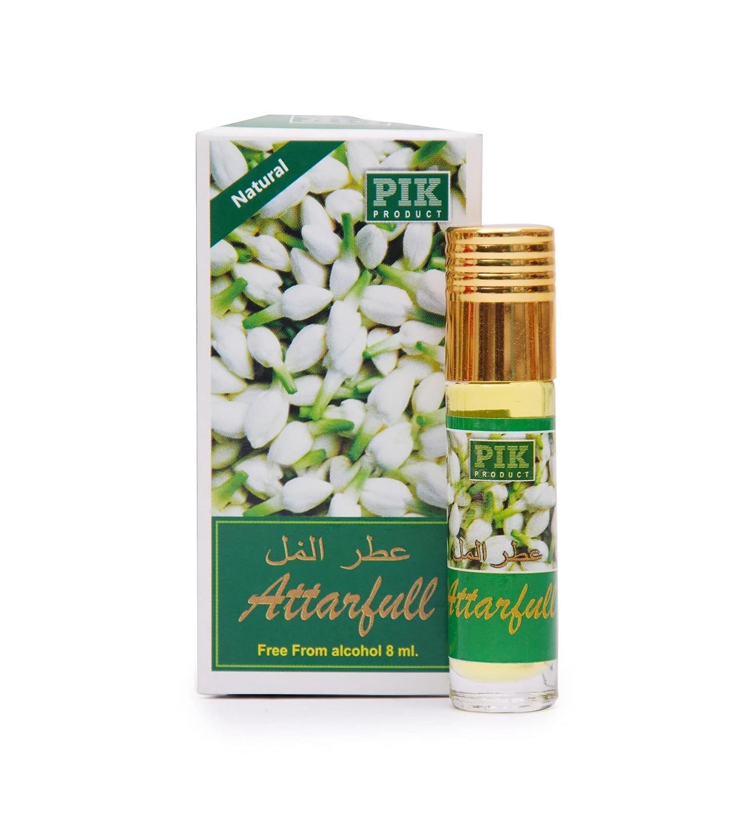 Natural Mogra Perfume Oil Long Lasting Attar With Easy Apply Roll On For Men And Women - 8 ML (Pack Of 1)