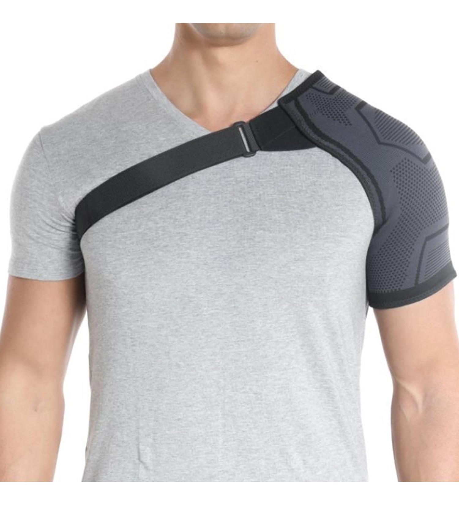 Adjustable Shoulder Bandage for Pain Relief | Neoprene Support for Men & Women - Ideal for Tense Muscles & Joint Exhaustion - Buy Online on GoSupps.com