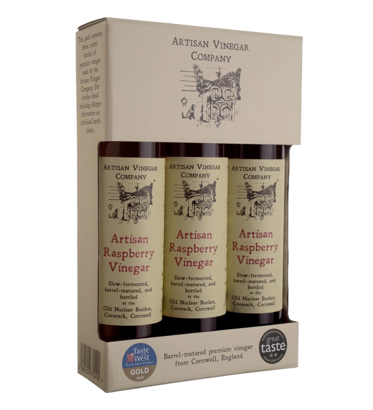 Artisan Raspberry Vinegar - Pack of 3 x 250ml | Premium Quality International Shipping - Buy Online on GoSupps.com