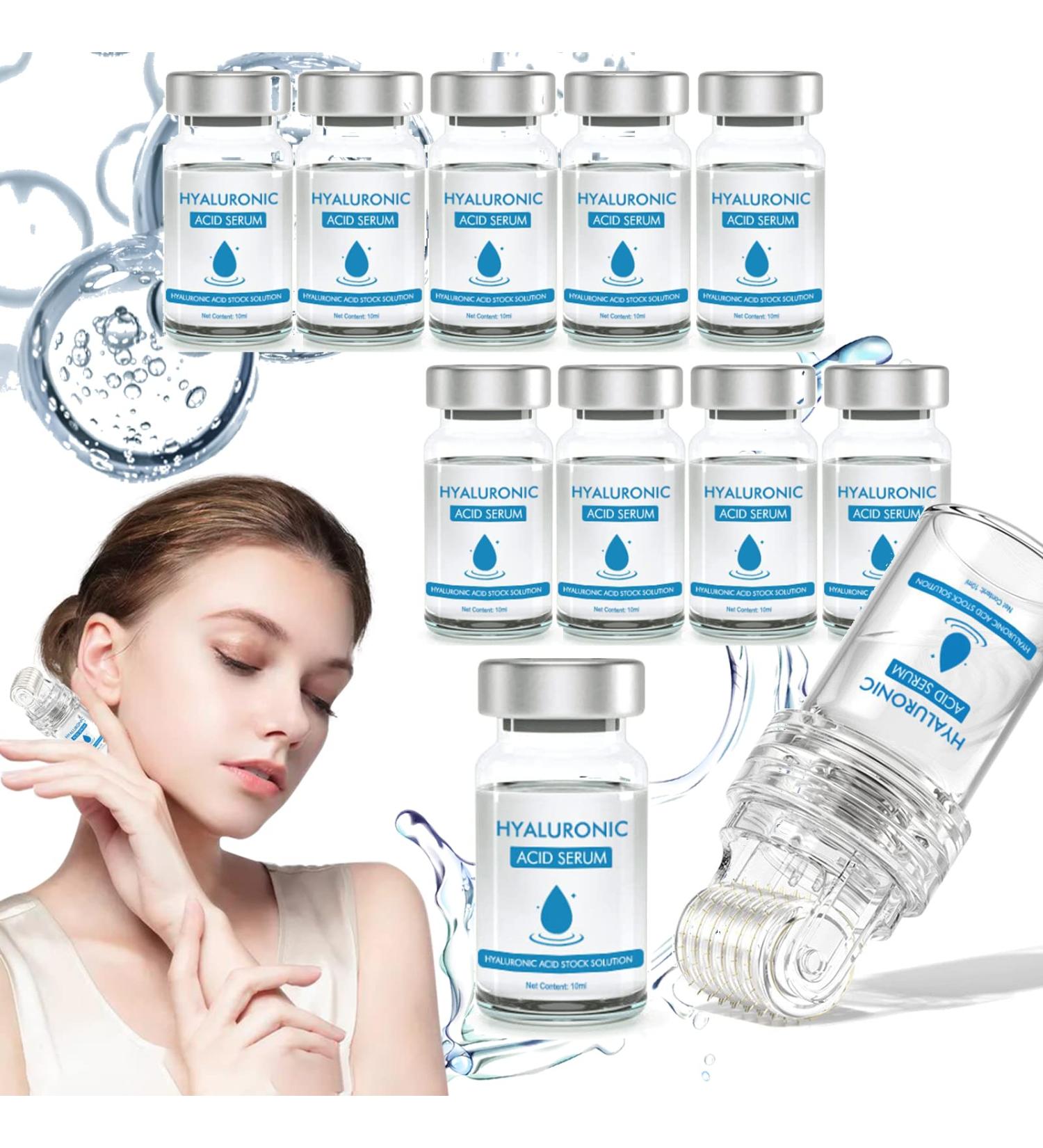 Flysmus Pockmarks Heal Hyaluronic Acid Microdart Roller - 10 Pcs | For All Skin Types | Improves Facial Lines and Wrinkles - Buy Online on GoSupps.com