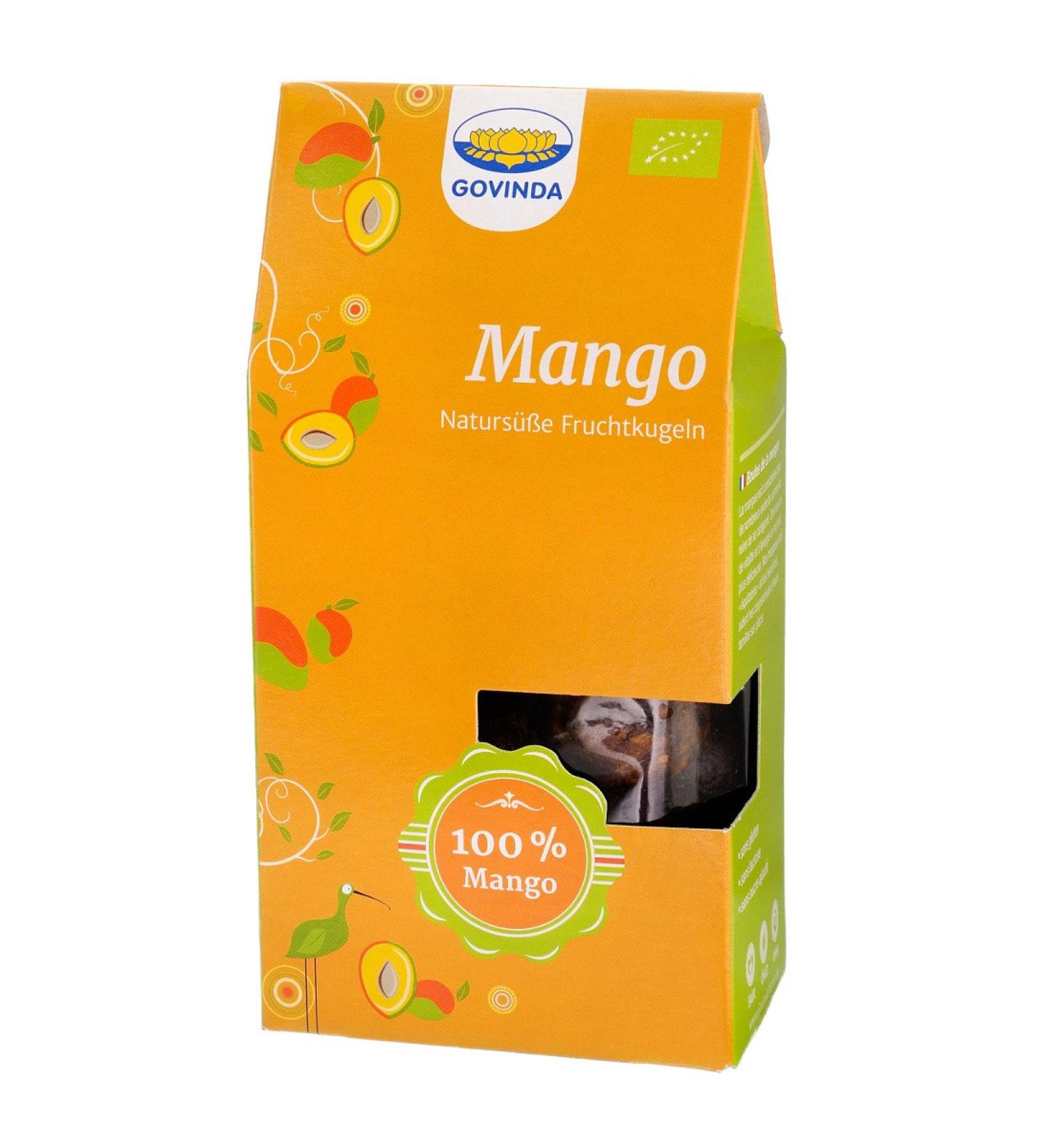 Govinda Govinda Organic Mango Chocolate Balls 120g
