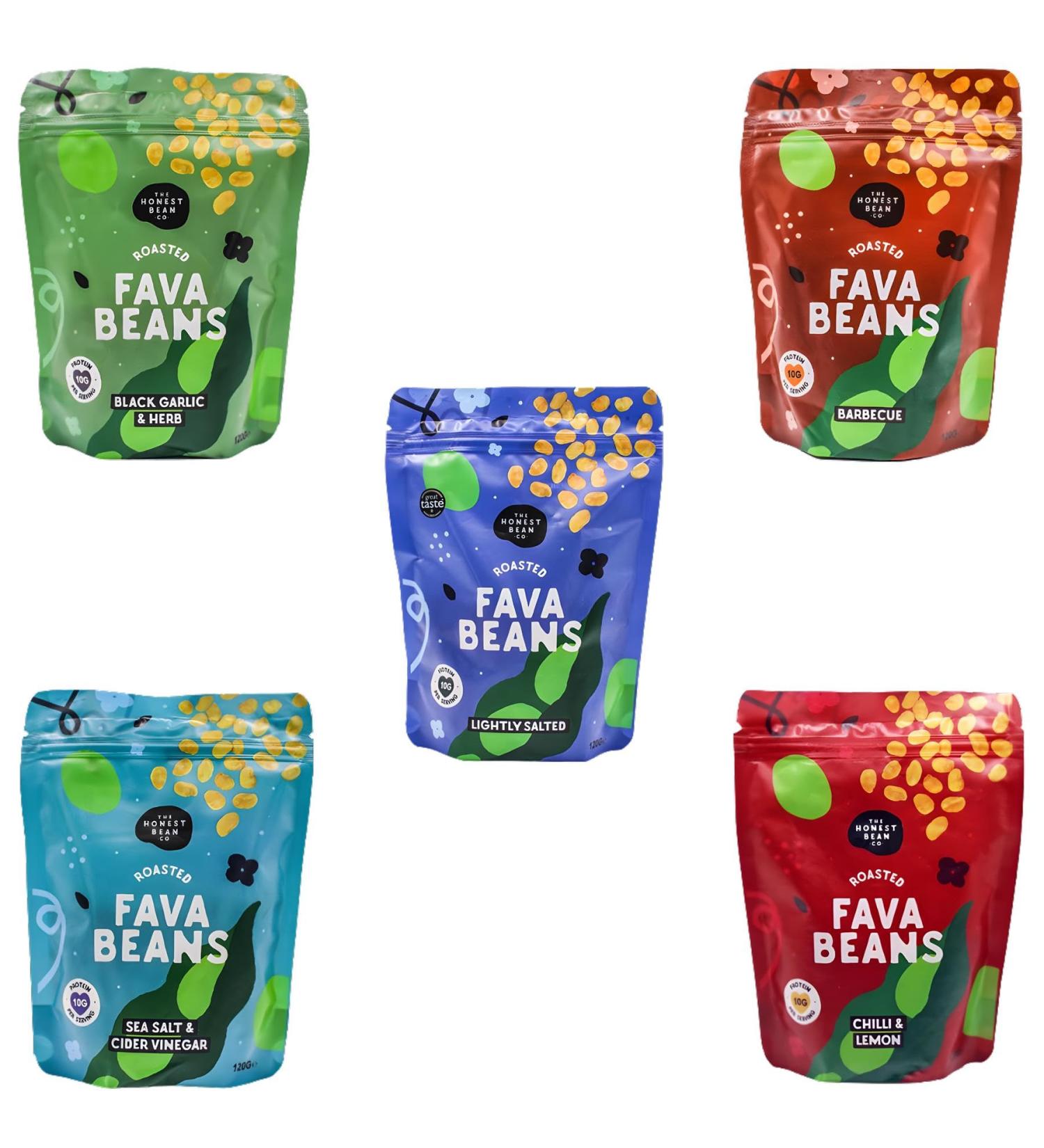 Honest Bean Chips Crisps Snacks Pouch Pick N Mix - Choose From 5 Flavours | Lightly Salted Sea Salt & Cider Vinegar BBQ Chilli & Lemon Black Garlic & Herb - Pack of 4 X 120g 120 g (Pack of 4) - Buy Online on GoSupps.com