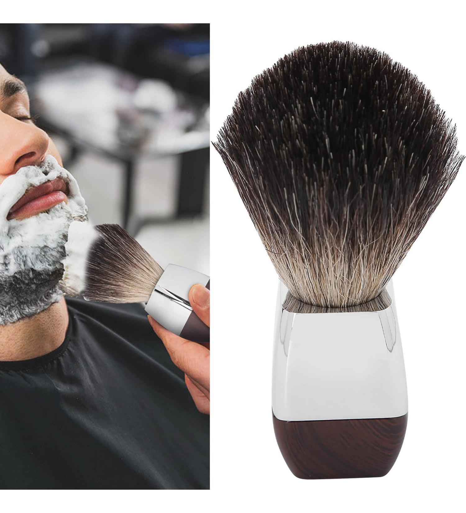 Buy Portable Friendly Shaving Brush - Stainless Steel Handle for Cream Foam & Soap - International Shipping Available - Buy Online on GoSupps.com