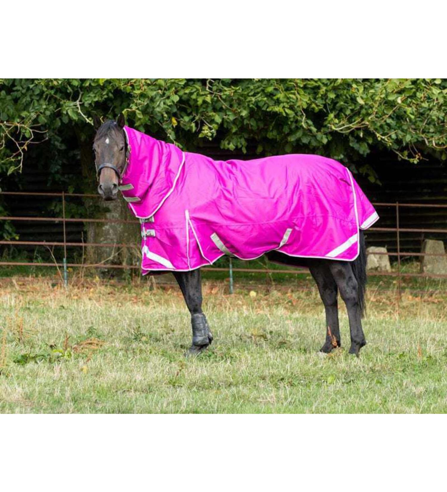 Swish Equestrian 100g Detachable Neck Turnout Rug - Mulberry 6'6 - Buy Online on GoSupps.com