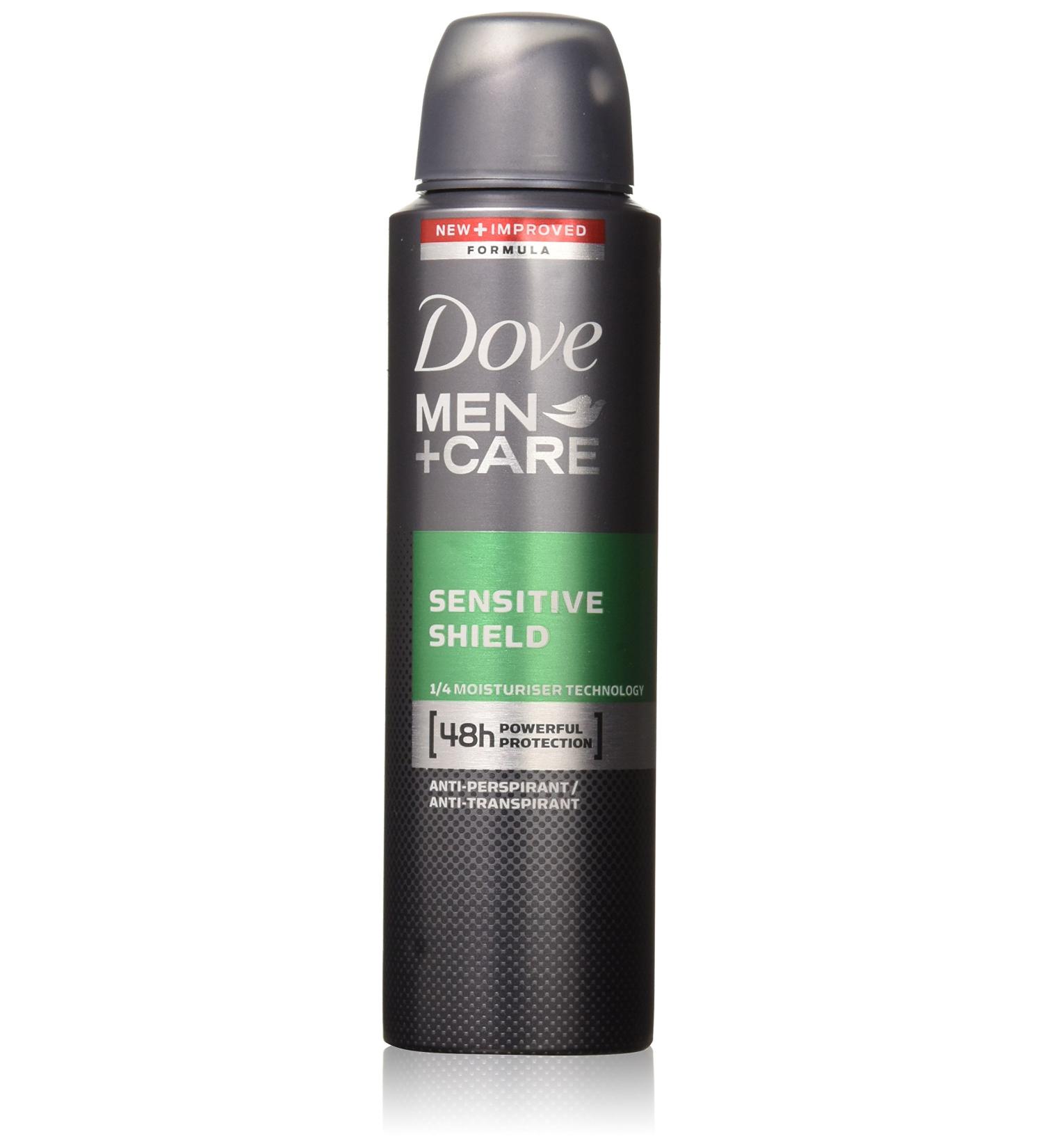 Dove Men + Care Dry Spray Antiperspirant Sensitive Shield 3.80 oz (Pack of 5) - Ultimate Protection for Sensitive Skin - Buy Online on GoSupps.com