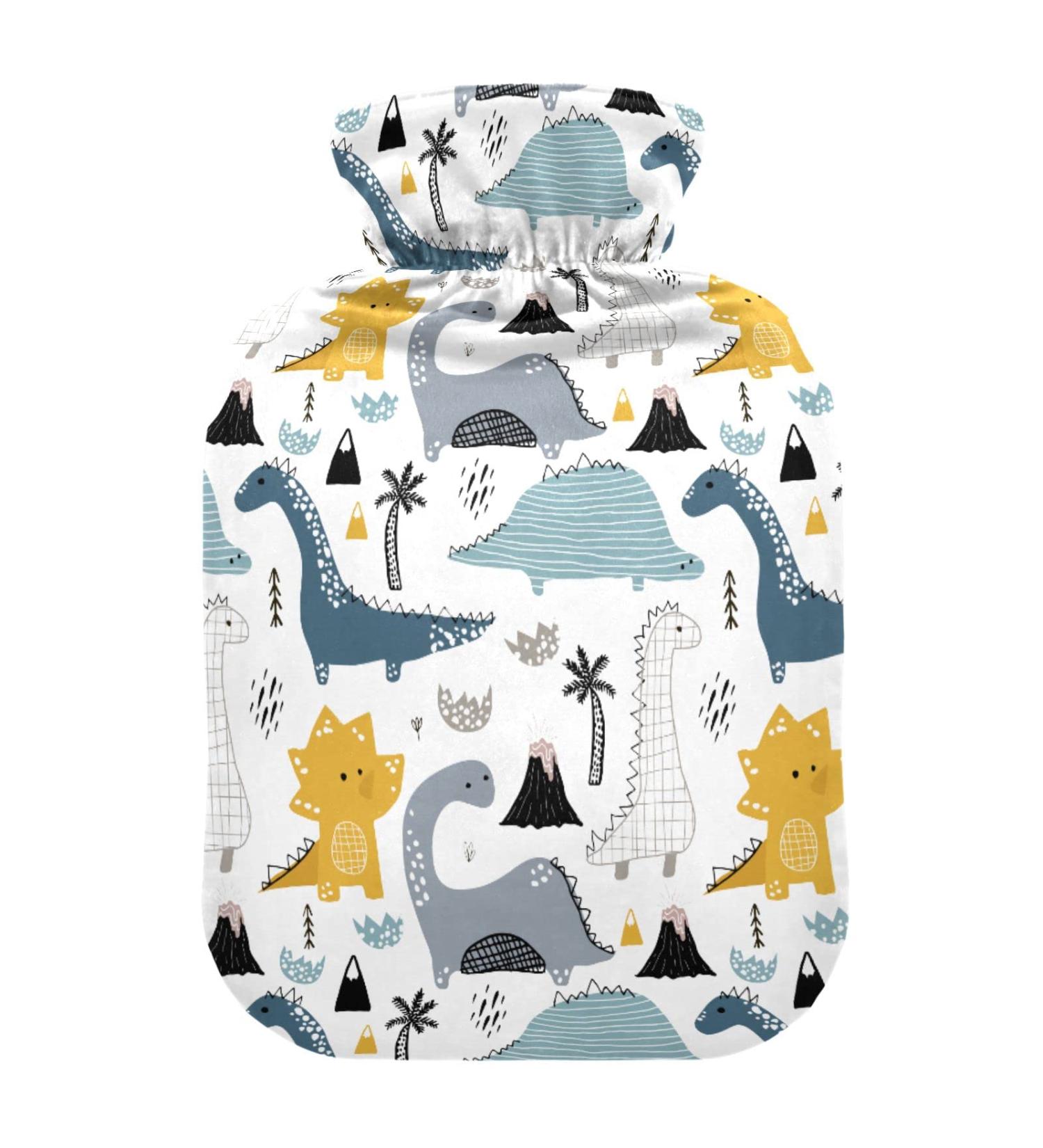 Cute Dinosaur Heat Bottle | 1L Water Heating Pillow for Neck & Shoulder Pain Relief | Best Heat Bottles for Pain Management - Buy Online on GoSupps.com
