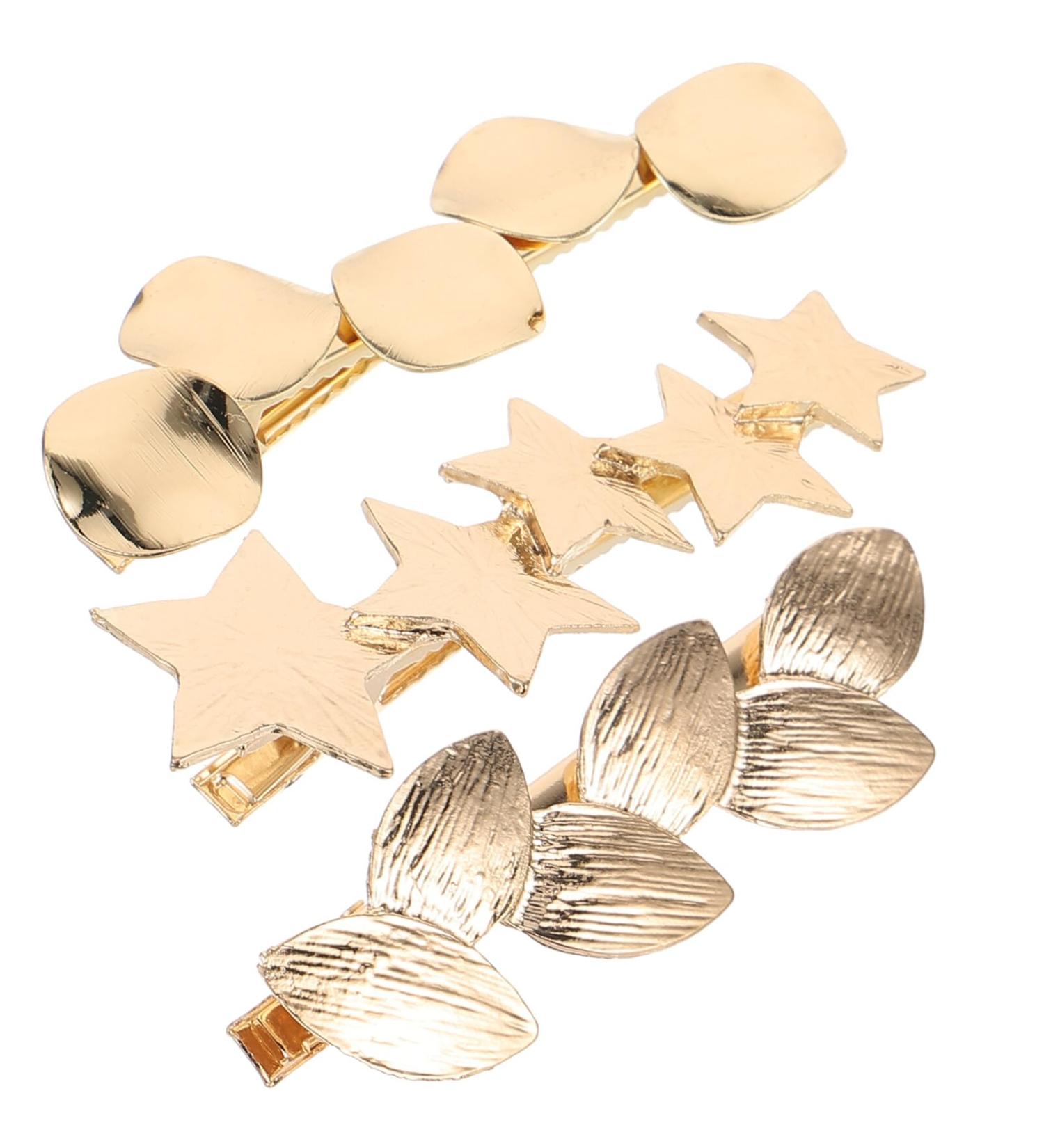 EXCEART Hair Accessories Barrette Minimalist Hairpin Decorative Clamp Metal Clips - Buy Online on GoSupps.com