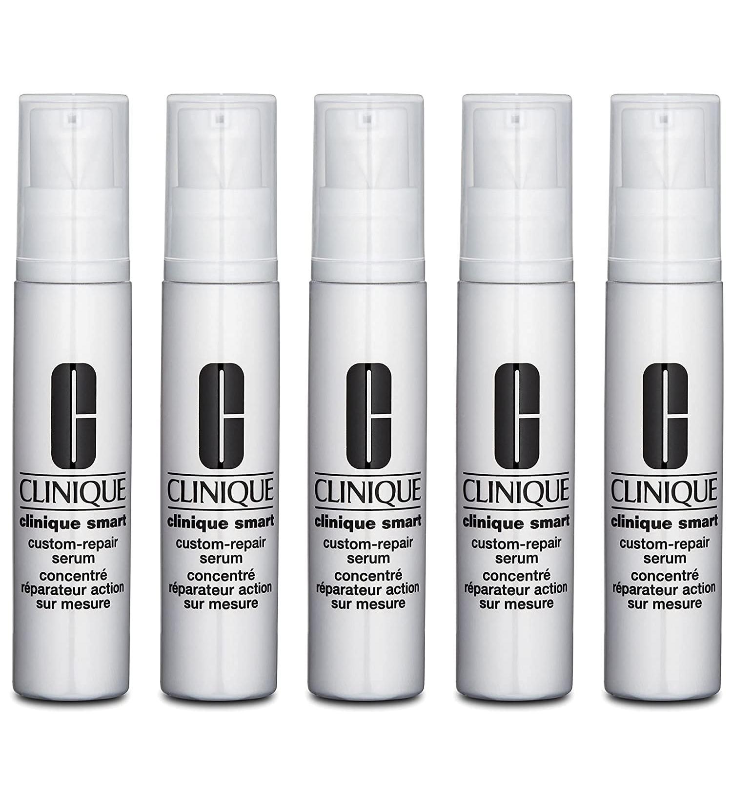 Lot of 5x CLINIQUE Smart Custom-Repair Serum .34 oz / 10ml  Totals 1.7oz / 50ml